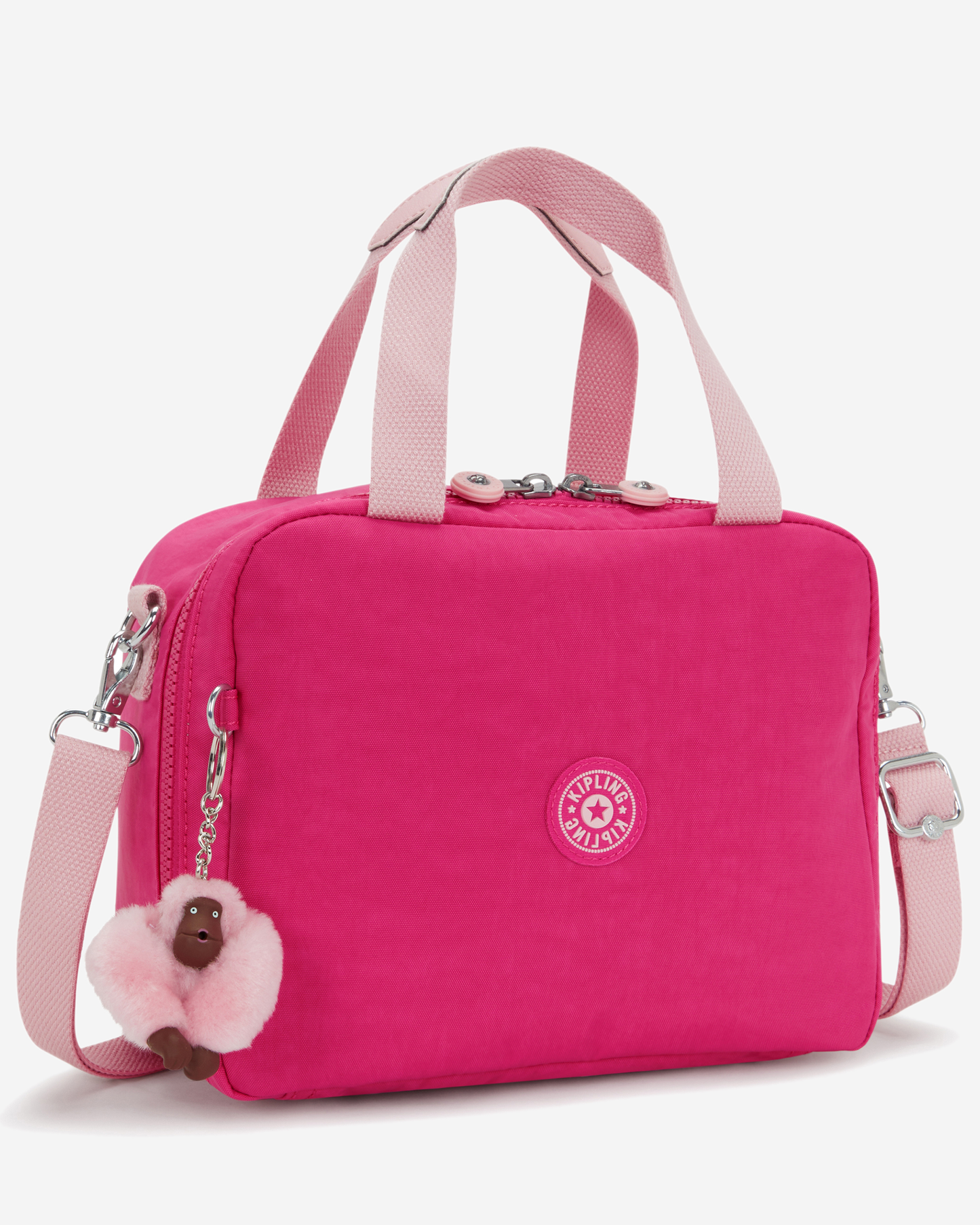 Kipling  Miyo Intense Rose Large LunchBag with Trolley Sleeve 15381-2GU