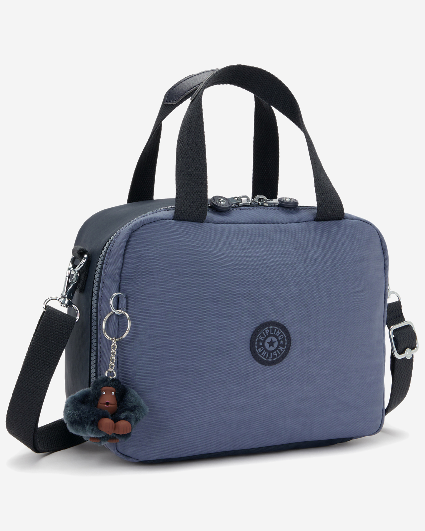 Kipling  Miyo Game Grey Large LunchBag with Trolley Sleeve 15381-7FK