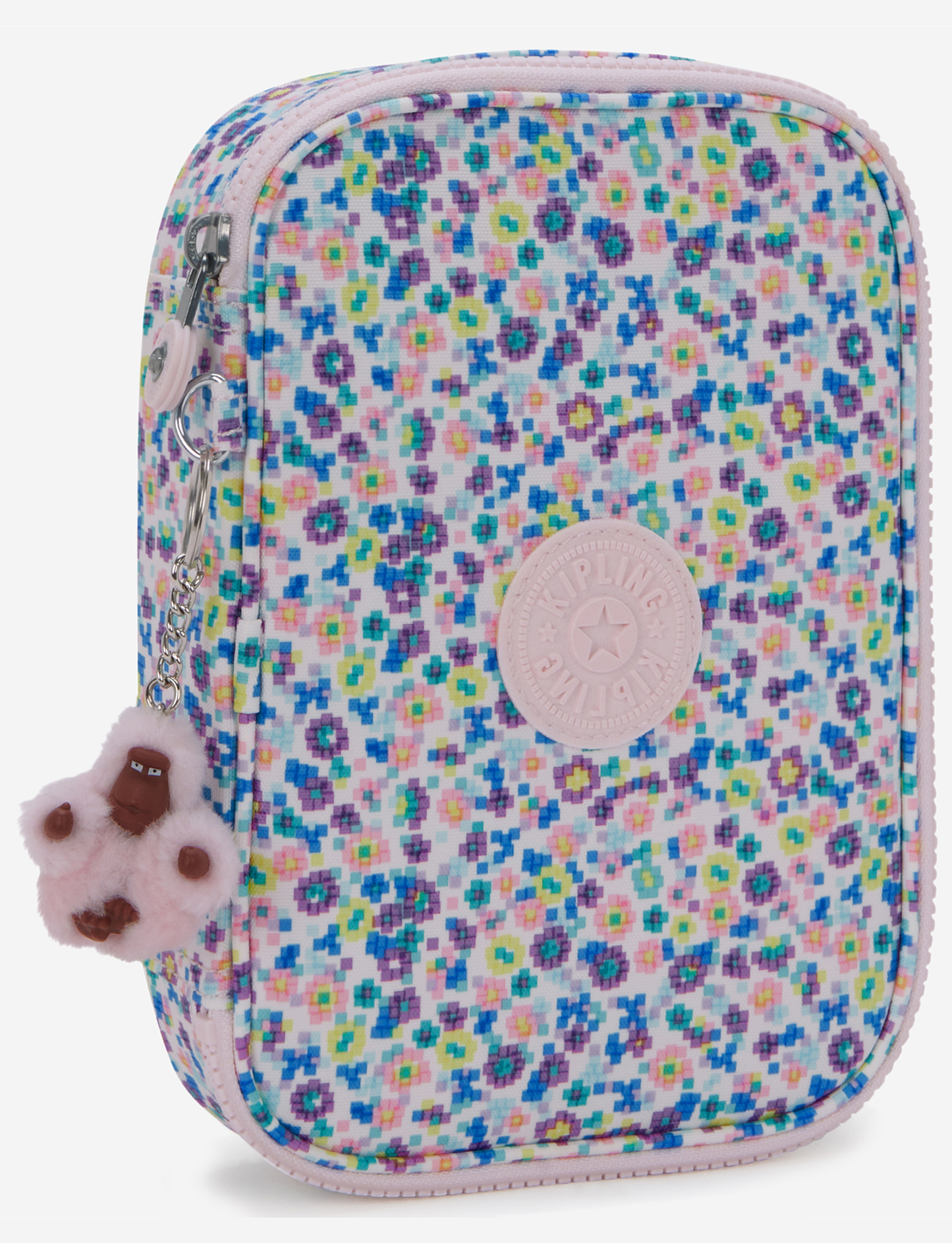 KIPLING 100 Pens Digi Flower Prt Large pencase I6002-7ER