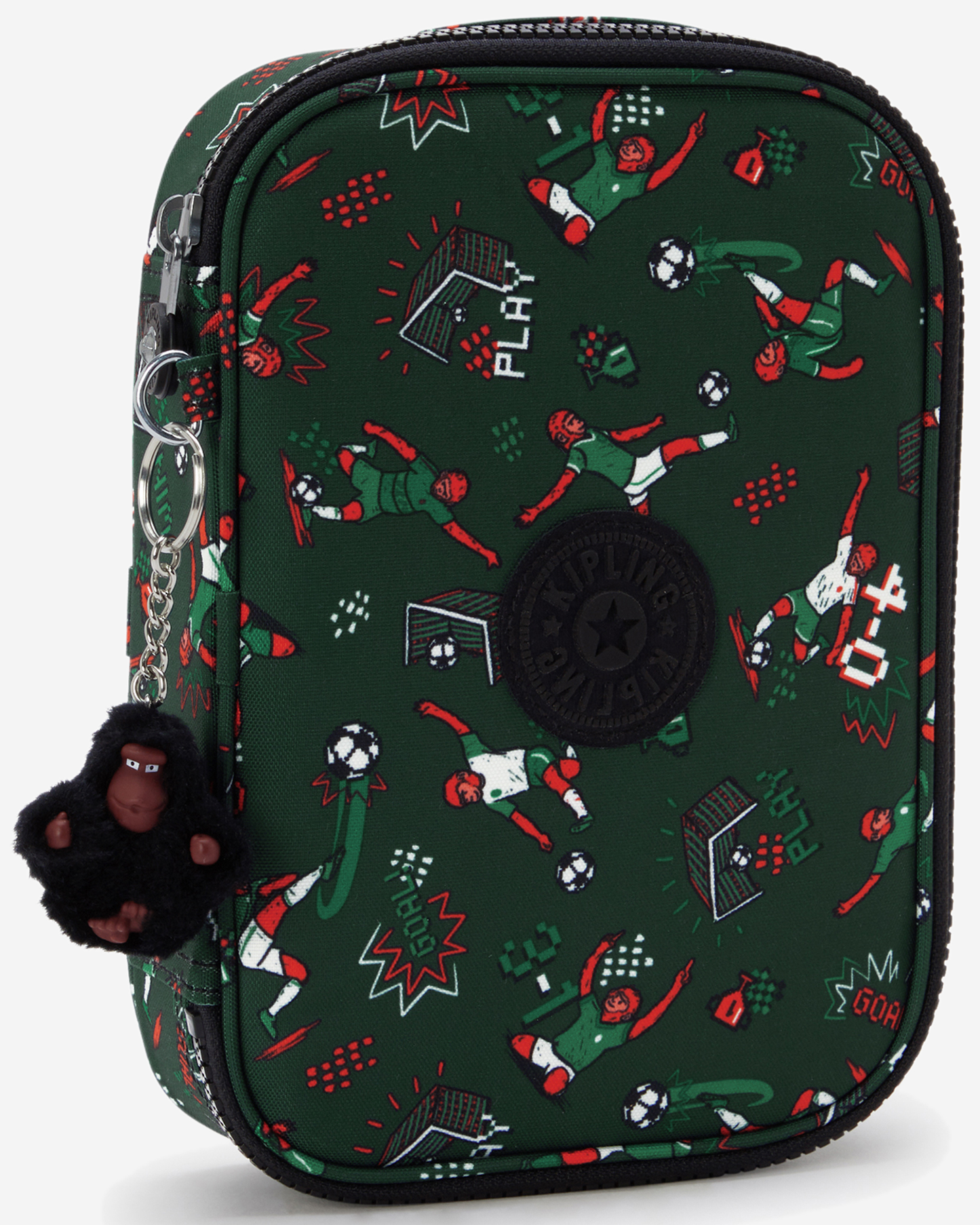 Kipling  100 Pens Soccer Prt Large Pencase I6002-2KT