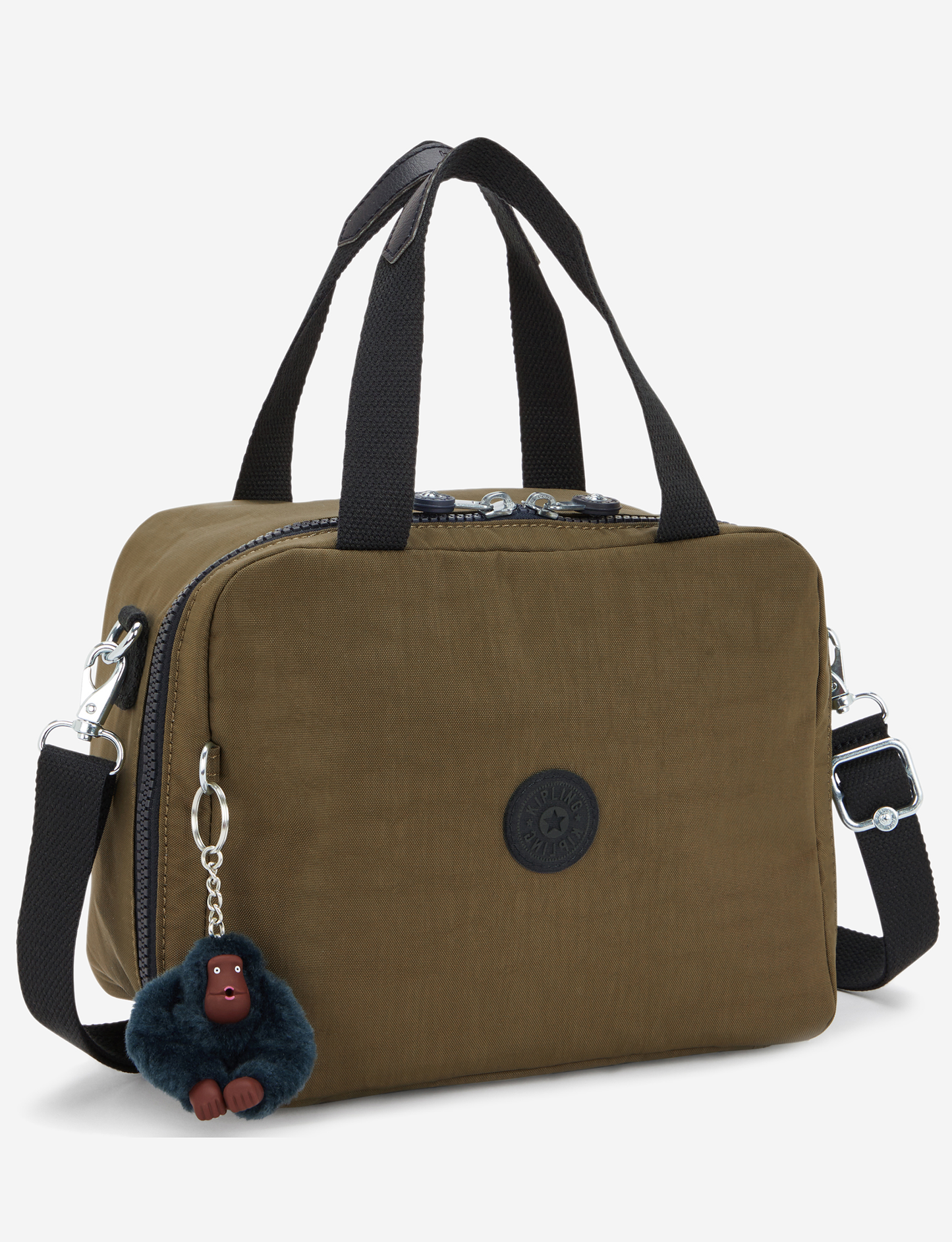 KIPLING Miyo Treasure Green Large lunchbag (with trolley sleeve) 15381-1HW