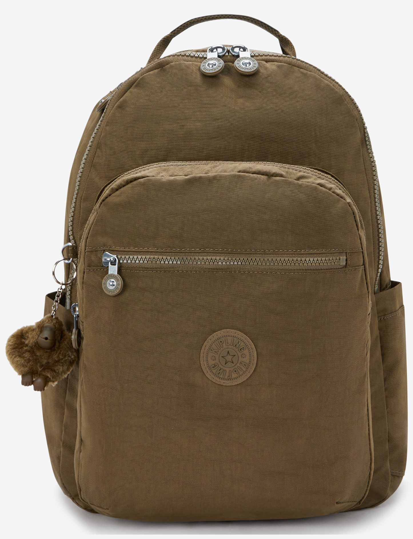 KIPLING Seoul Smooth Khaki Large backpack I5210-1NA