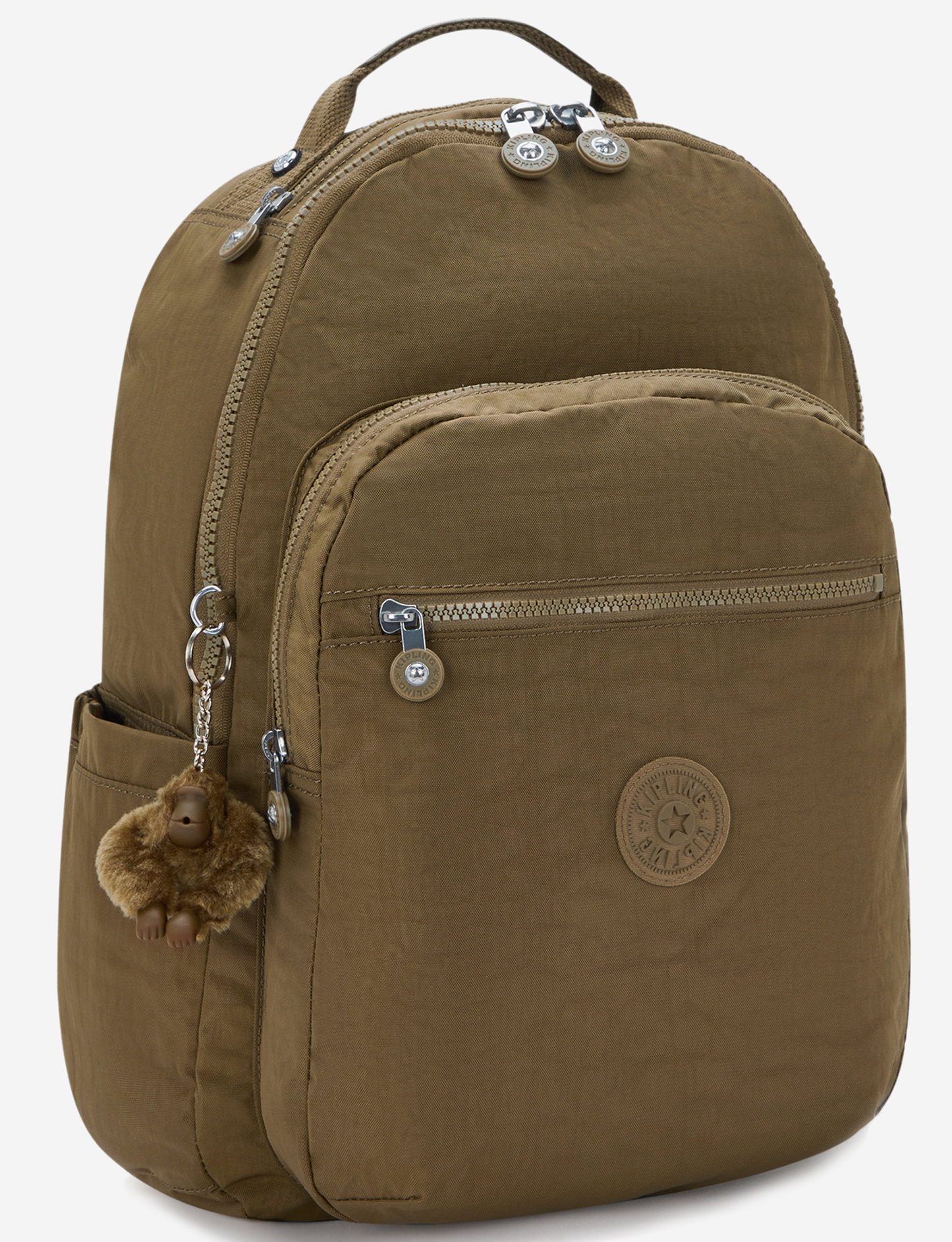KIPLING Seoul Smooth Khaki Large backpack I5210-1NA