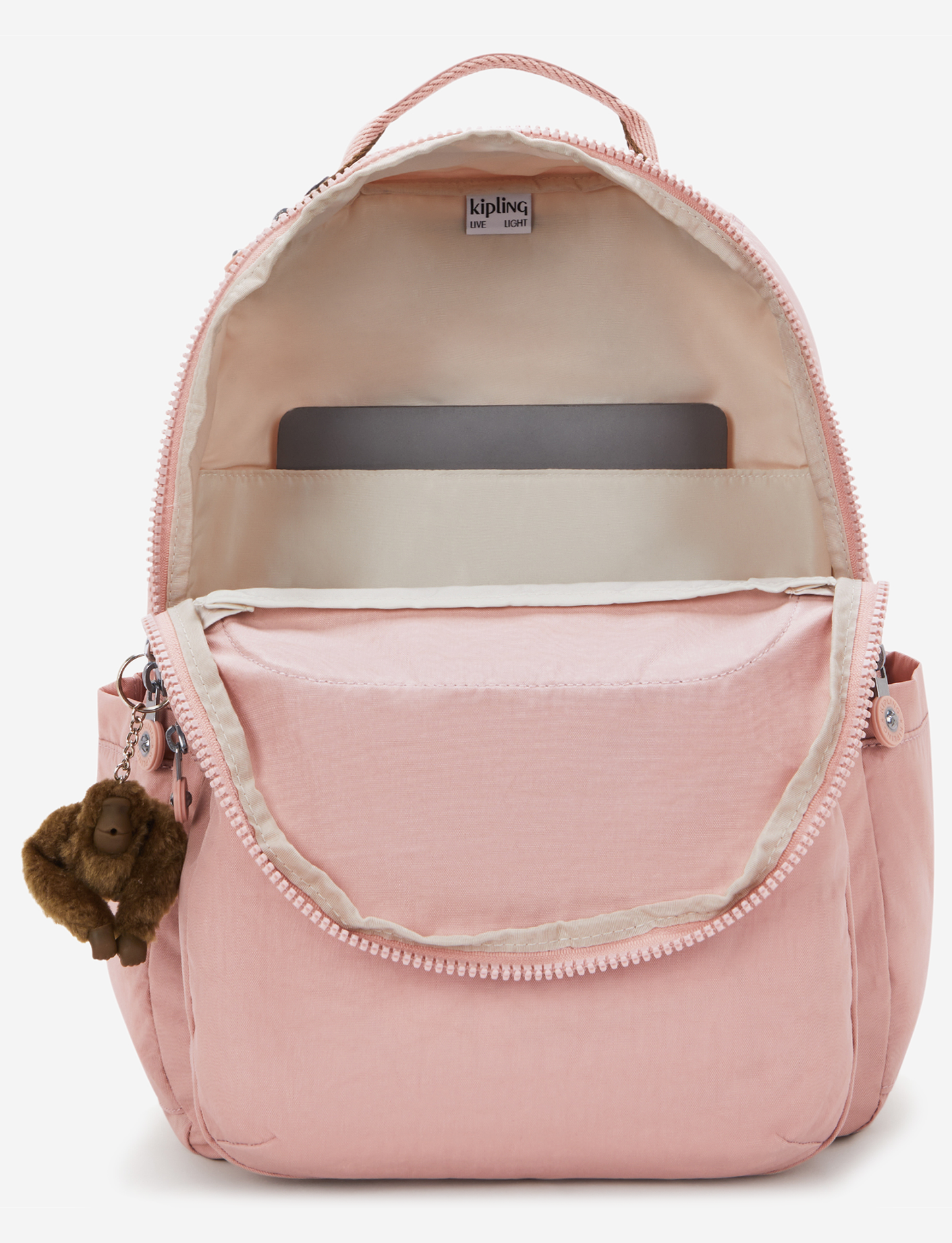 KIPLING Seoul Memory Pink Large backpack I5210-0PN
