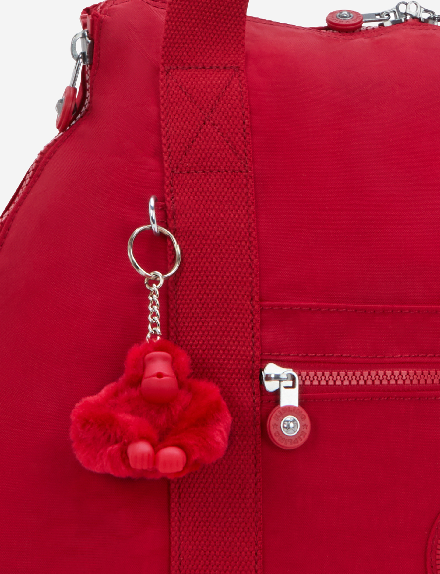 KIPLING Art M Ruby Red Large tote 13405-1NW