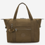 KIPLING Art M Smooth Khaki Large tote 13405-1NA