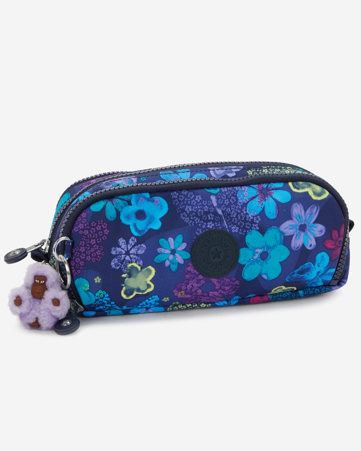 Kipling  Gitroy Dark Flwr Stamp Large Pencase I3560-4FM