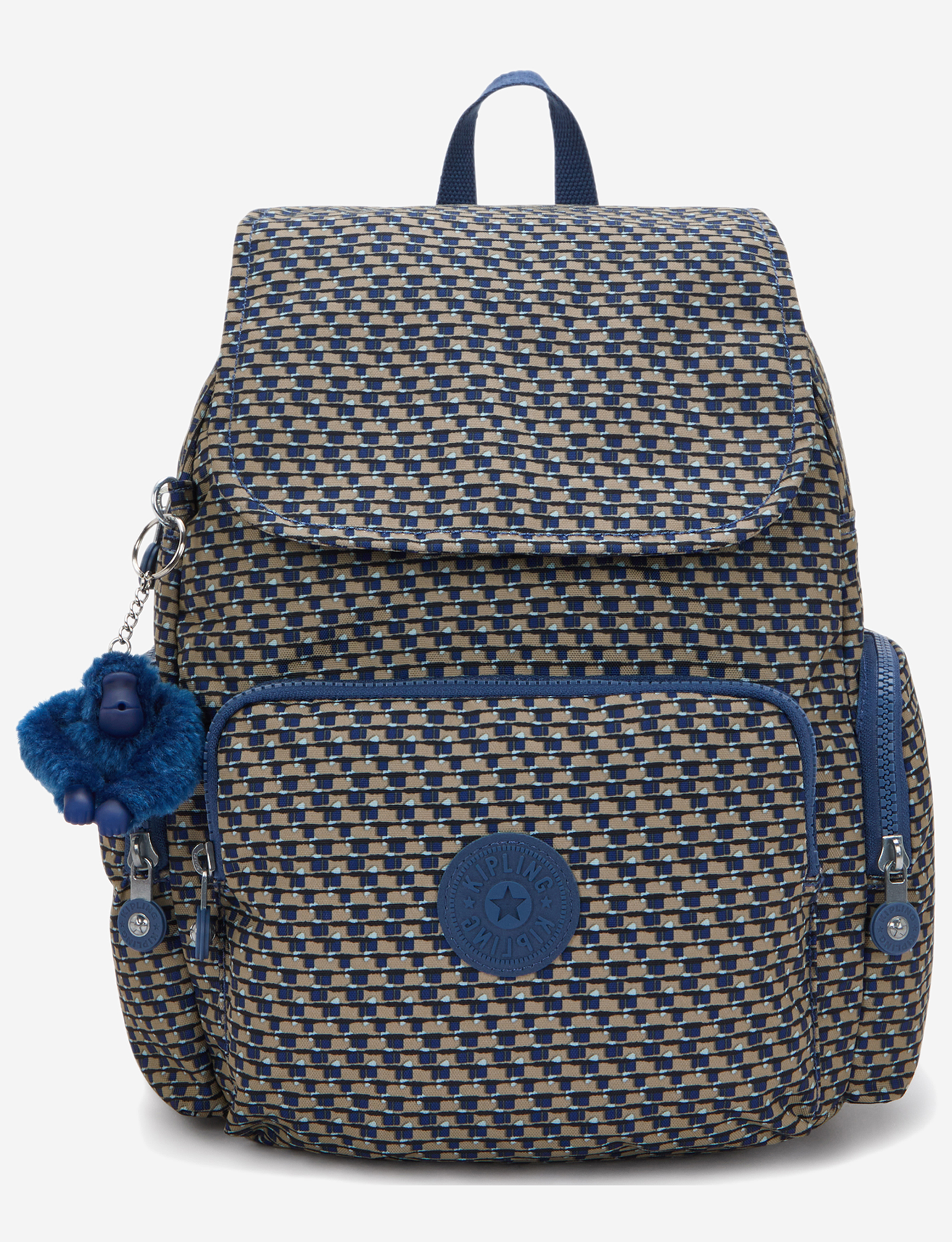 KIPLING City Zip S Blue on Wire Small backpack I6345-9PC