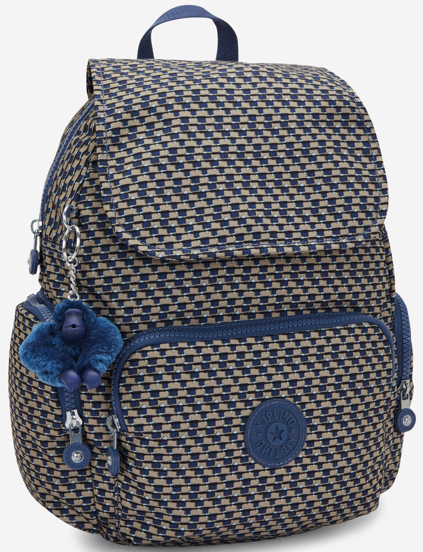 KIPLING City Zip S Blue on Wire Small backpack I6345-9PC