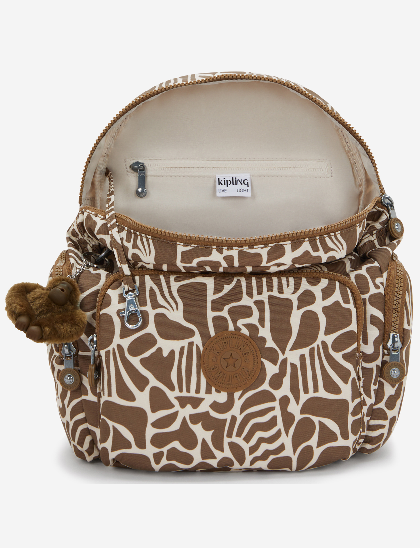 KIPLING City Zip S Cocktail Khaki Small backpack I6345-9GD