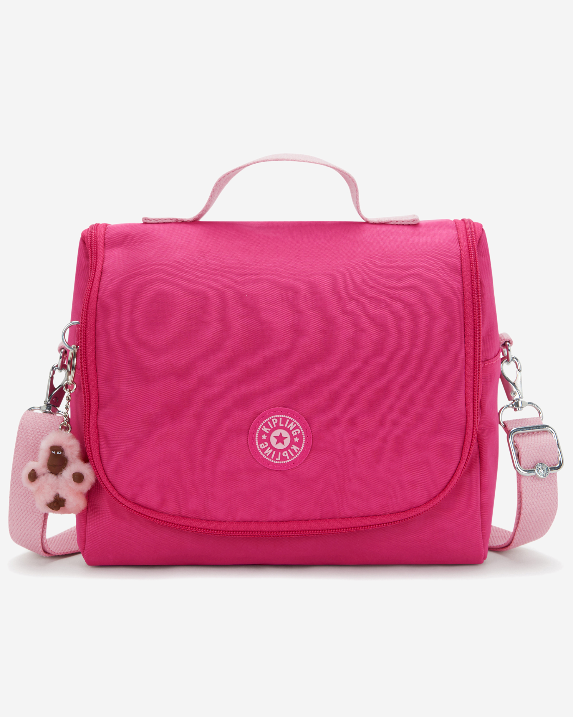 Kipling  New Kichirou Intense Rose Large LunchBag with Trolley Sleeve 15289-2GU