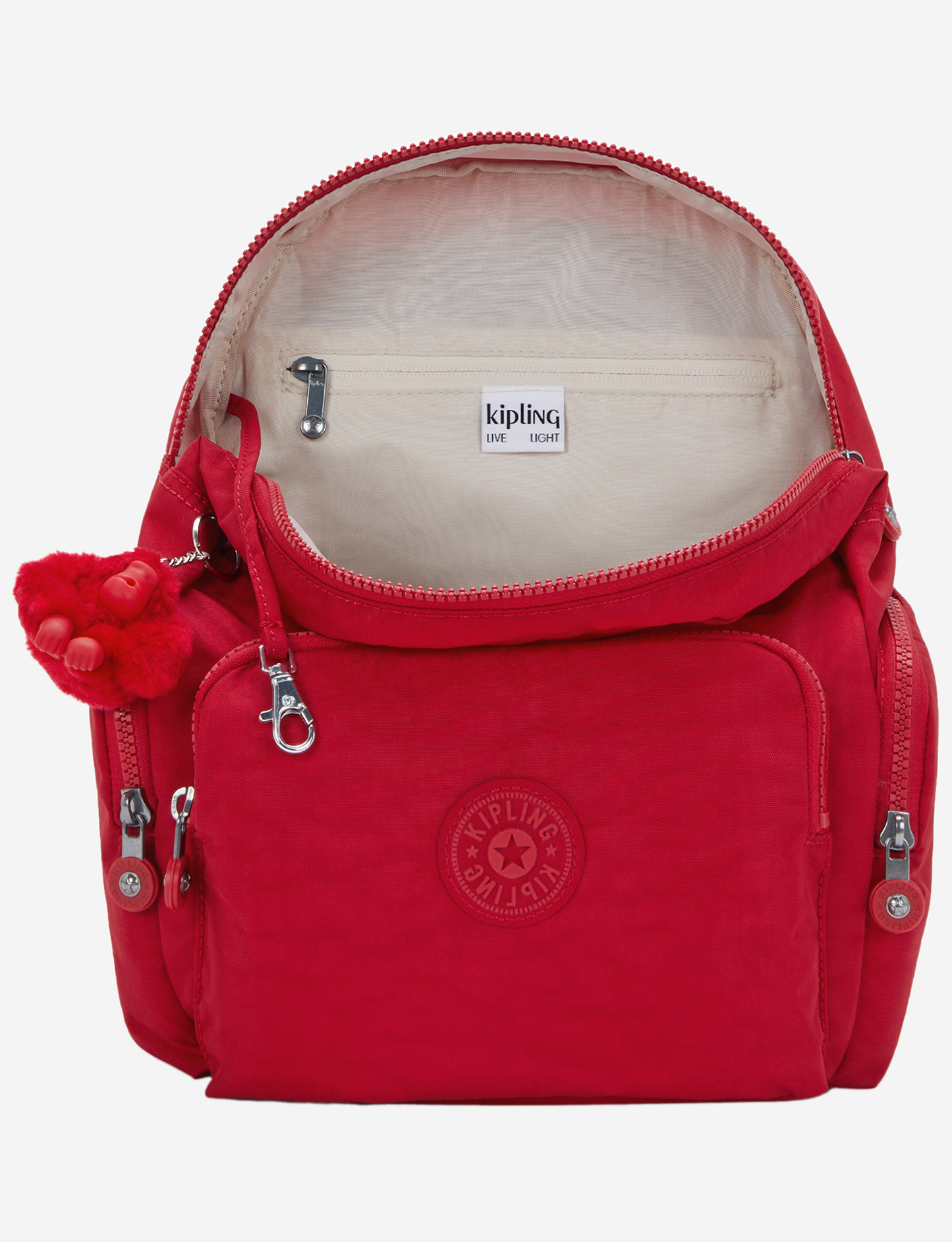 KIPLING City Zip S Ruby Red Small backpack I3523-1NW
