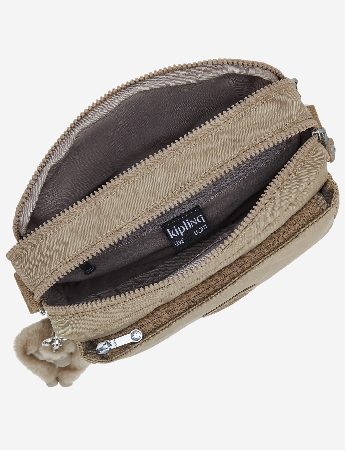 KIPLING Abanu M Soft Taupe Medium crossbody I7076-4PW