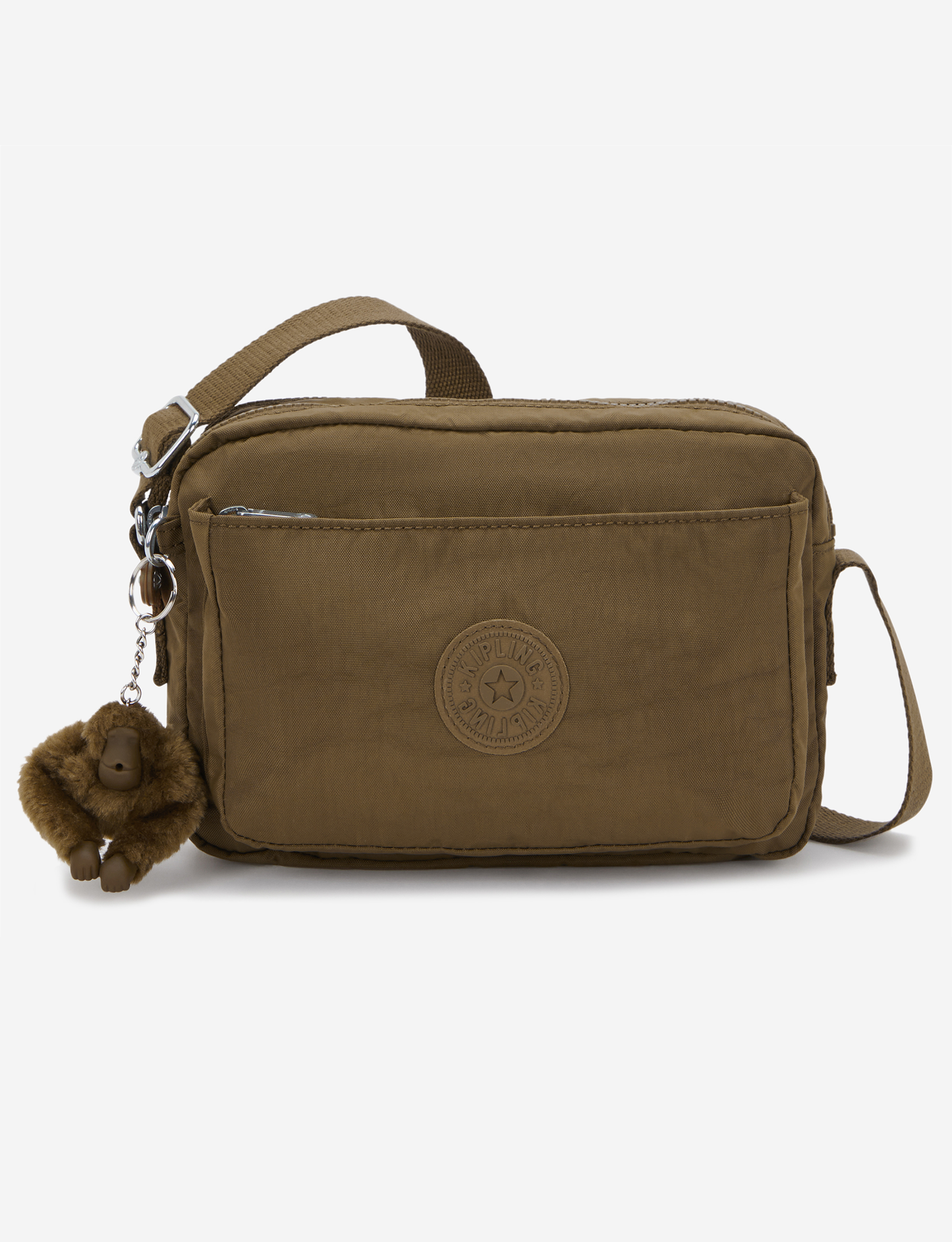 KIPLING Abanu M Smooth Khaki Medium crossbody I7076-1NA