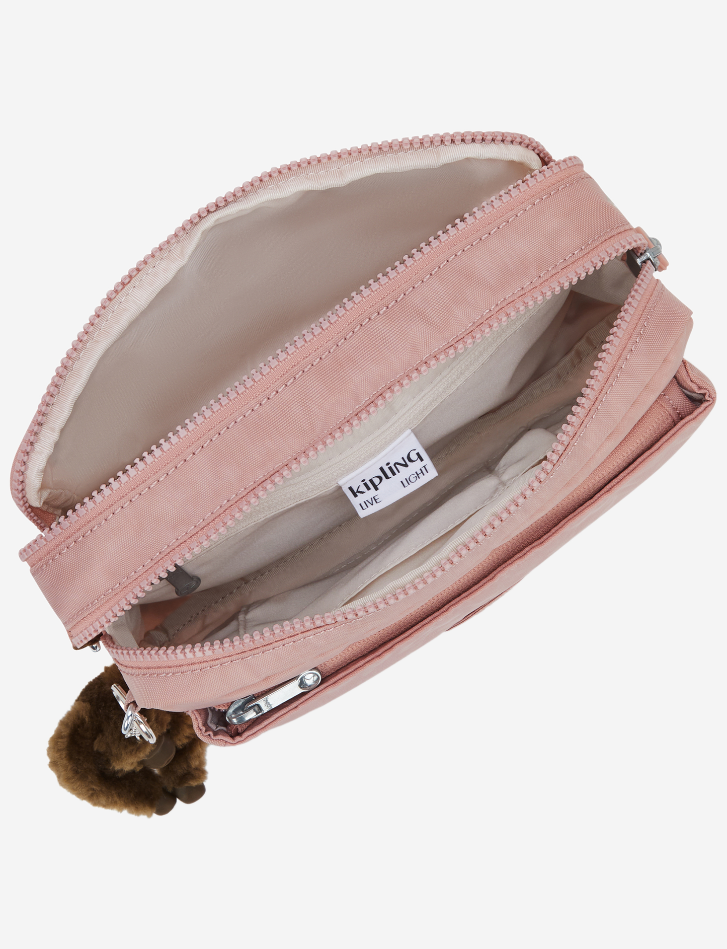 KIPLING Abanu M Memory Pink Medium crossbody I7076-0PN
