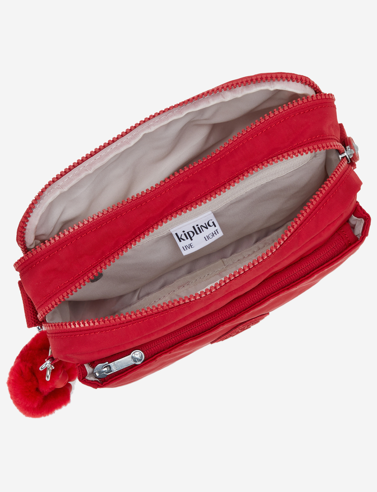 KIPLING Abanu M Ruby Red Medium crossbody I7076-1NW