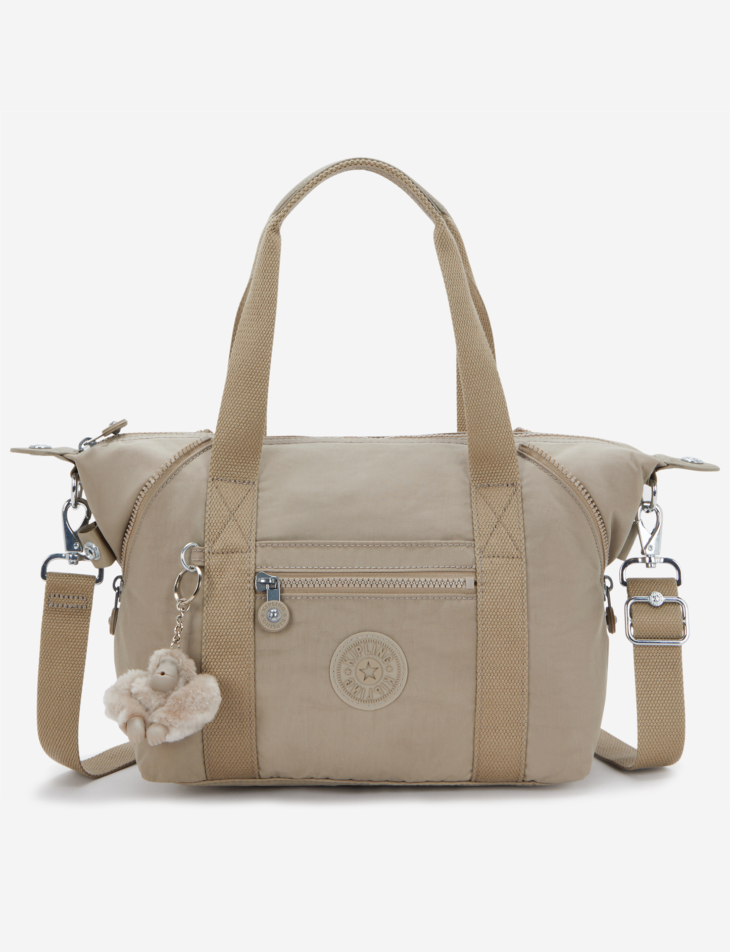 KIPLING Art Mini Soft Taupe Small handbag (with removable shoulderstrap) 01327-4PW