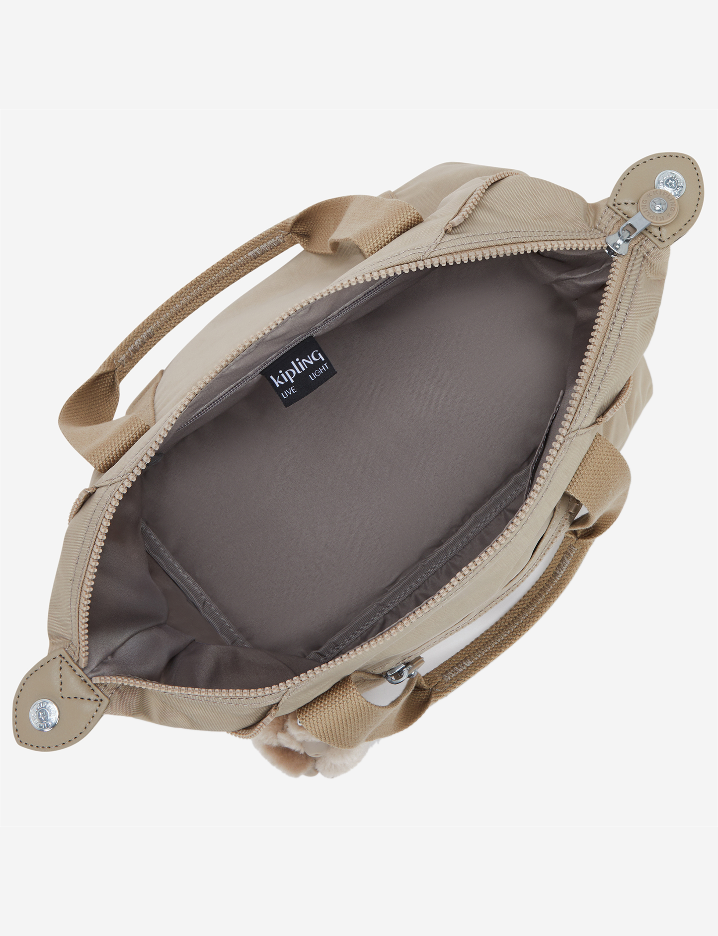 KIPLING Art Mini Soft Taupe Small handbag (with removable shoulderstrap) 01327-4PW