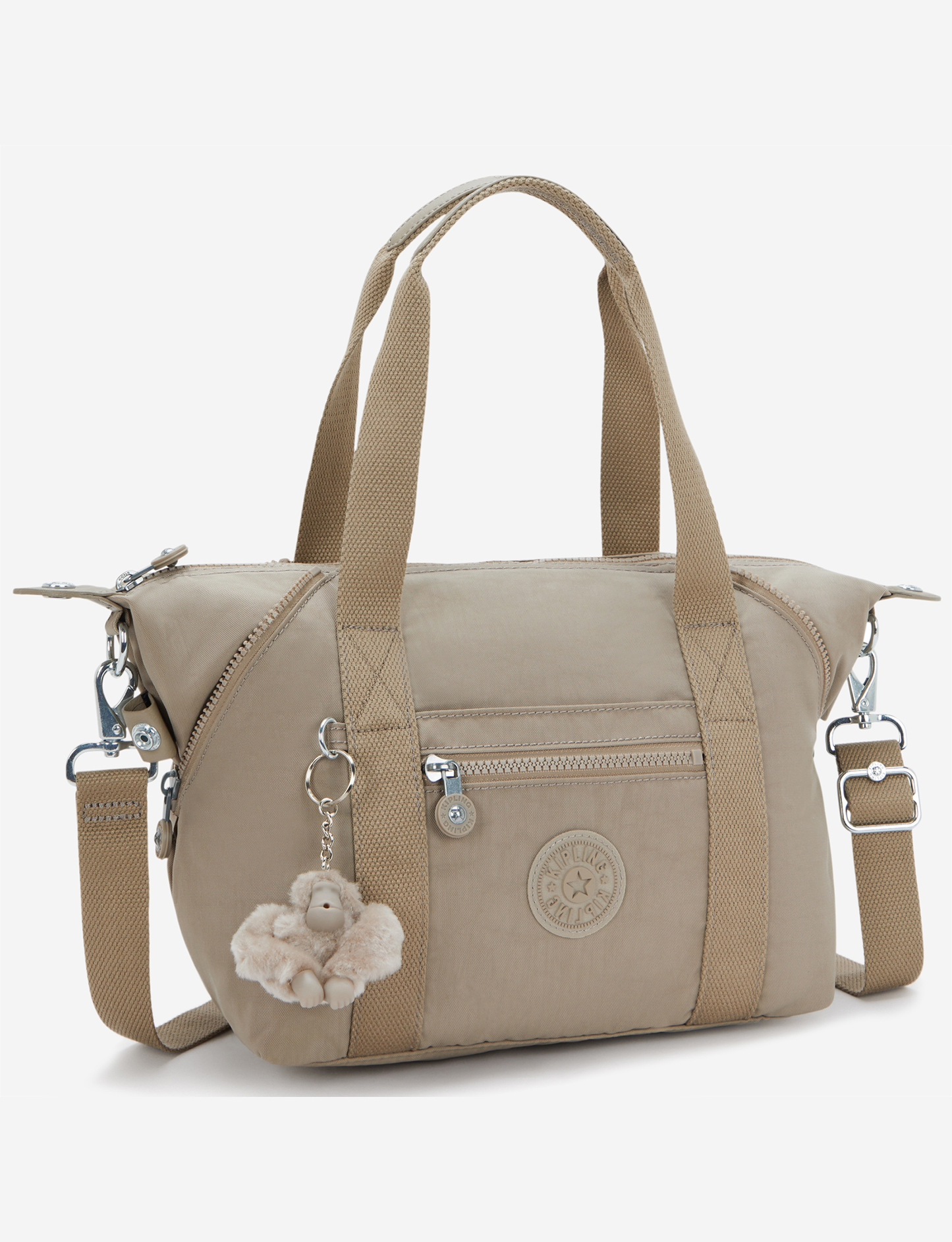 KIPLING Art Mini Soft Taupe Small handbag (with removable shoulderstrap) 01327-4PW