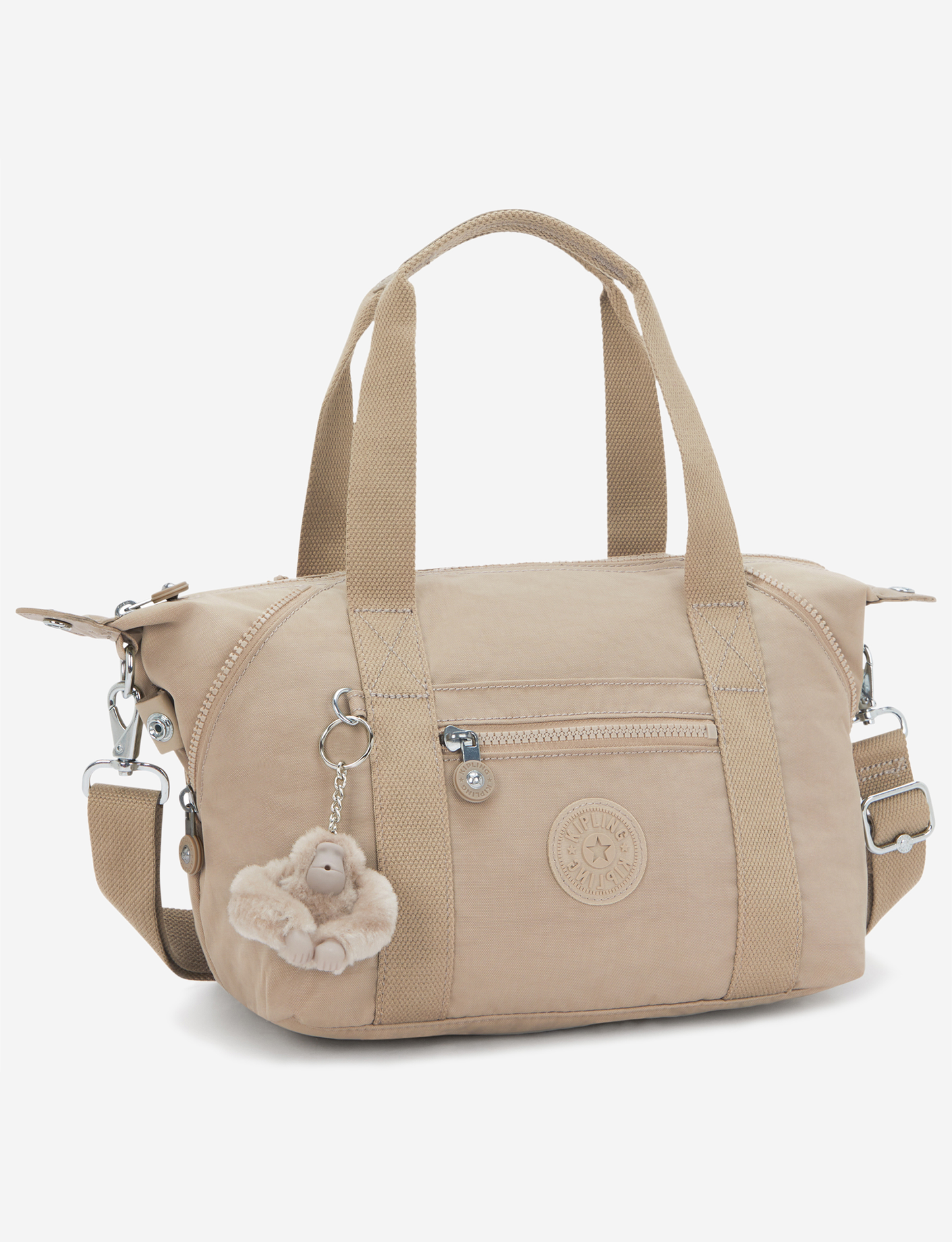 KIPLING Art Mini Soft Taupe Small handbag (with removable shoulderstrap) 01327-4PW
