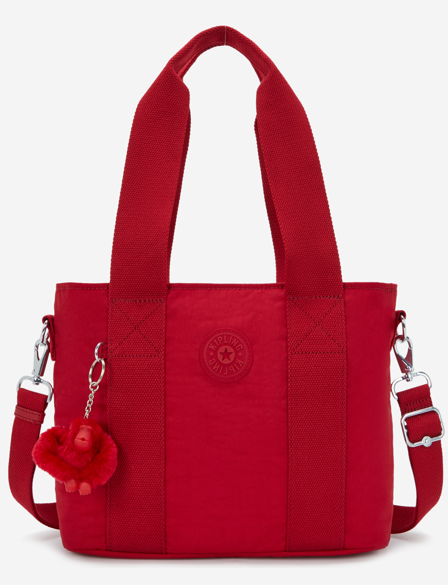 KIPLING Minta M Up Ruby Red Medium tote (with removable shoulderstrap) I8642-1NW