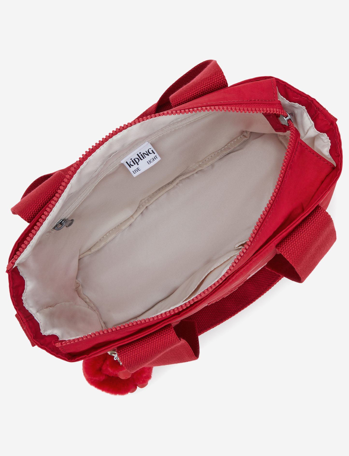KIPLING Minta M Up Ruby Red Medium tote (with removable shoulderstrap) I8642-1NW