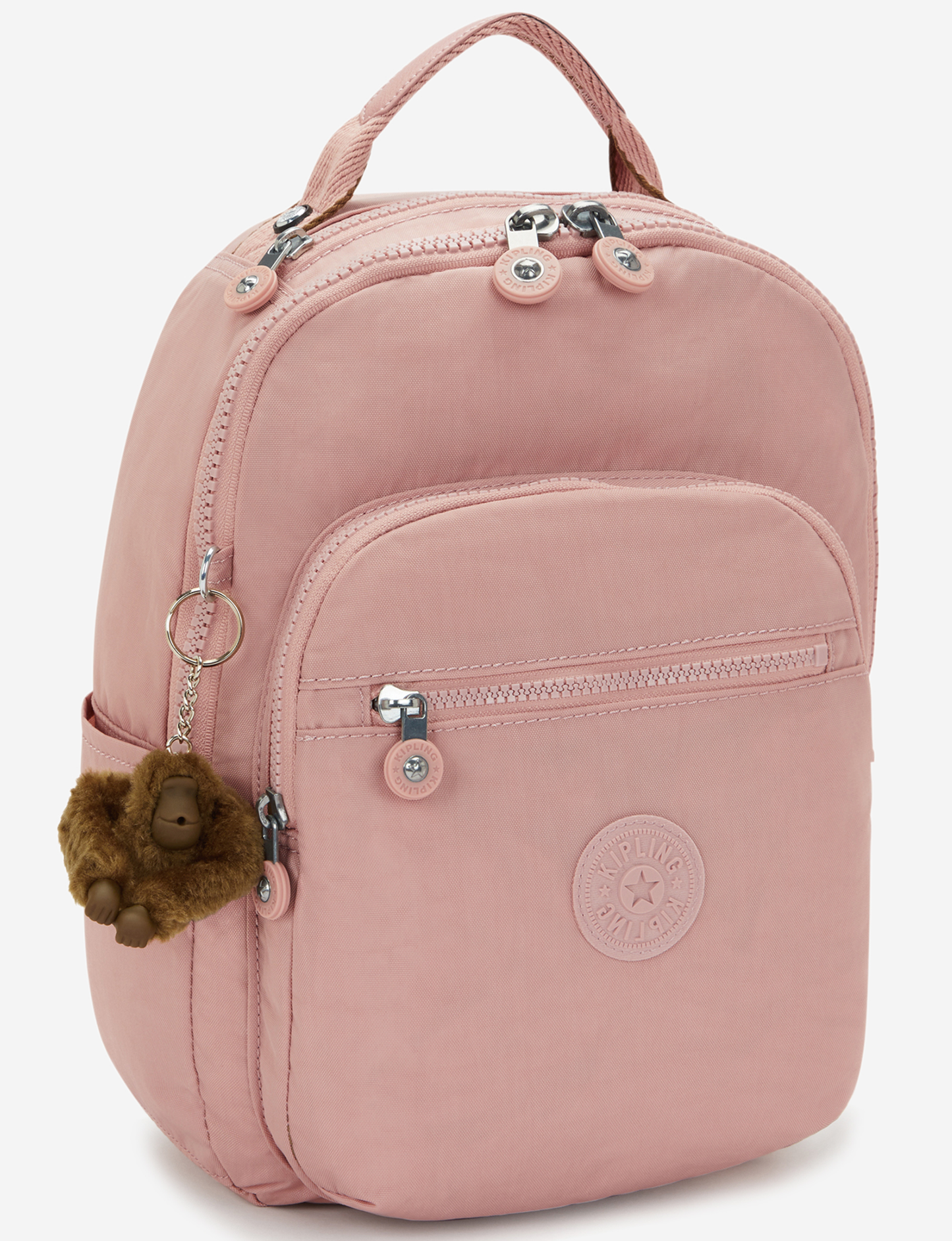 KIPLING Seoul S Memory Pink Small backpack (with tablet compartment) I4082-0PN