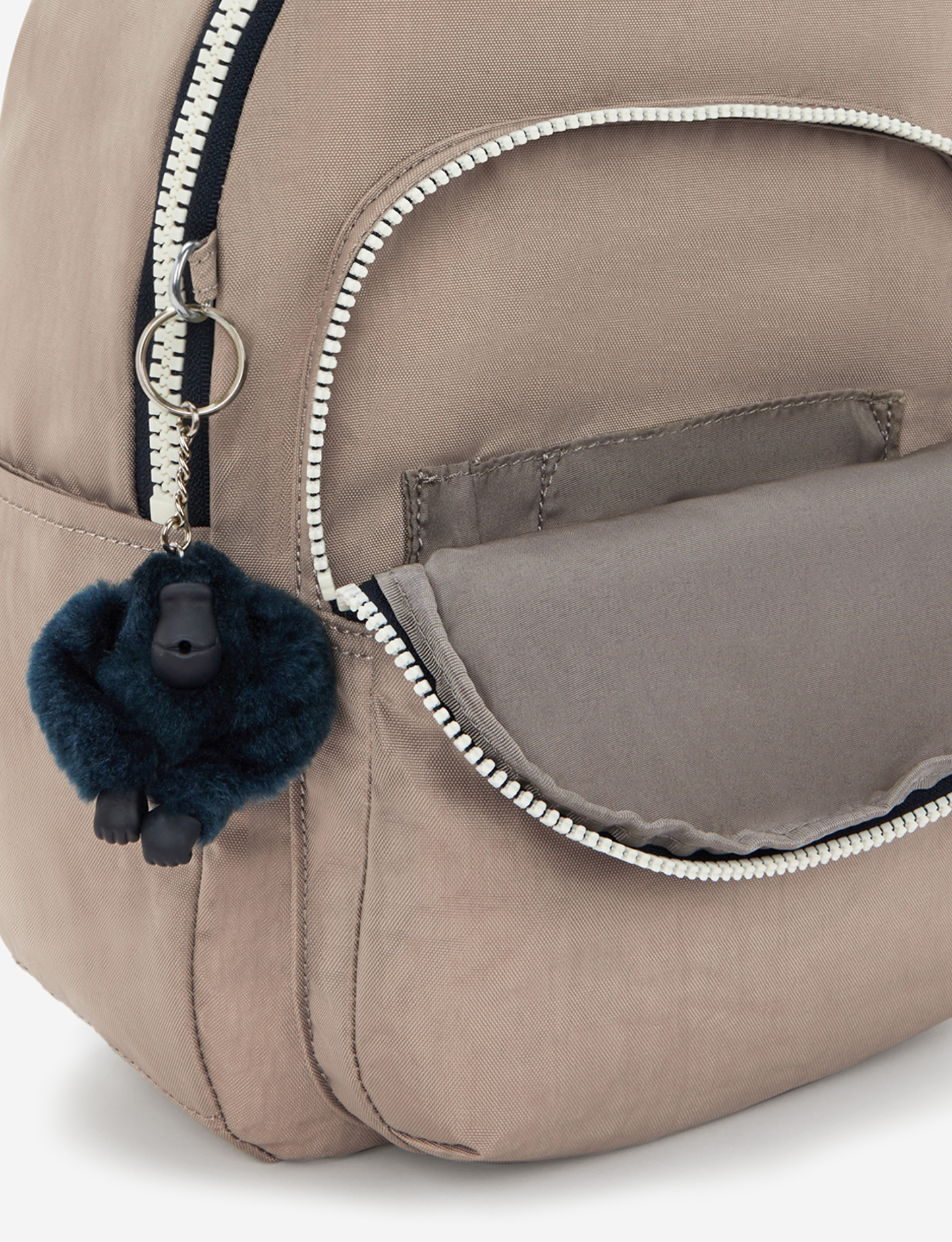 KIPLING Seoul S Soft Taupe C Small backpack (with tablet compartment) I4082-7ML
