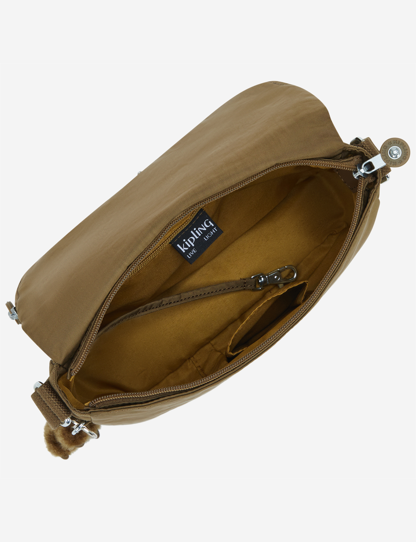 KIPLING Earthbeat S Smooth Khaki Small crossbody I2502-1NA