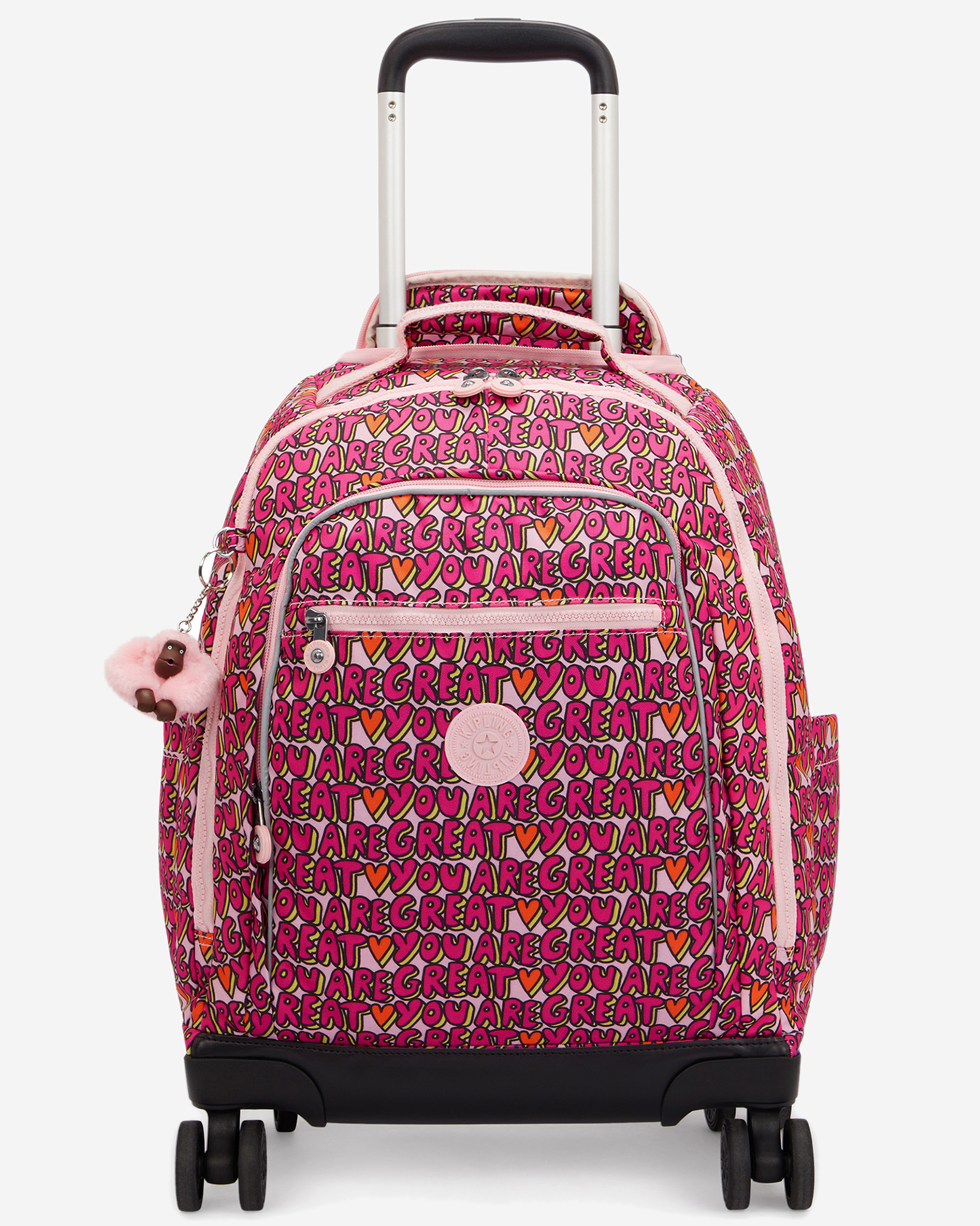 Kipling  New Zea U R Great Prt Large Wheeled Backpack with Laptop Compartment I4674-6KZ