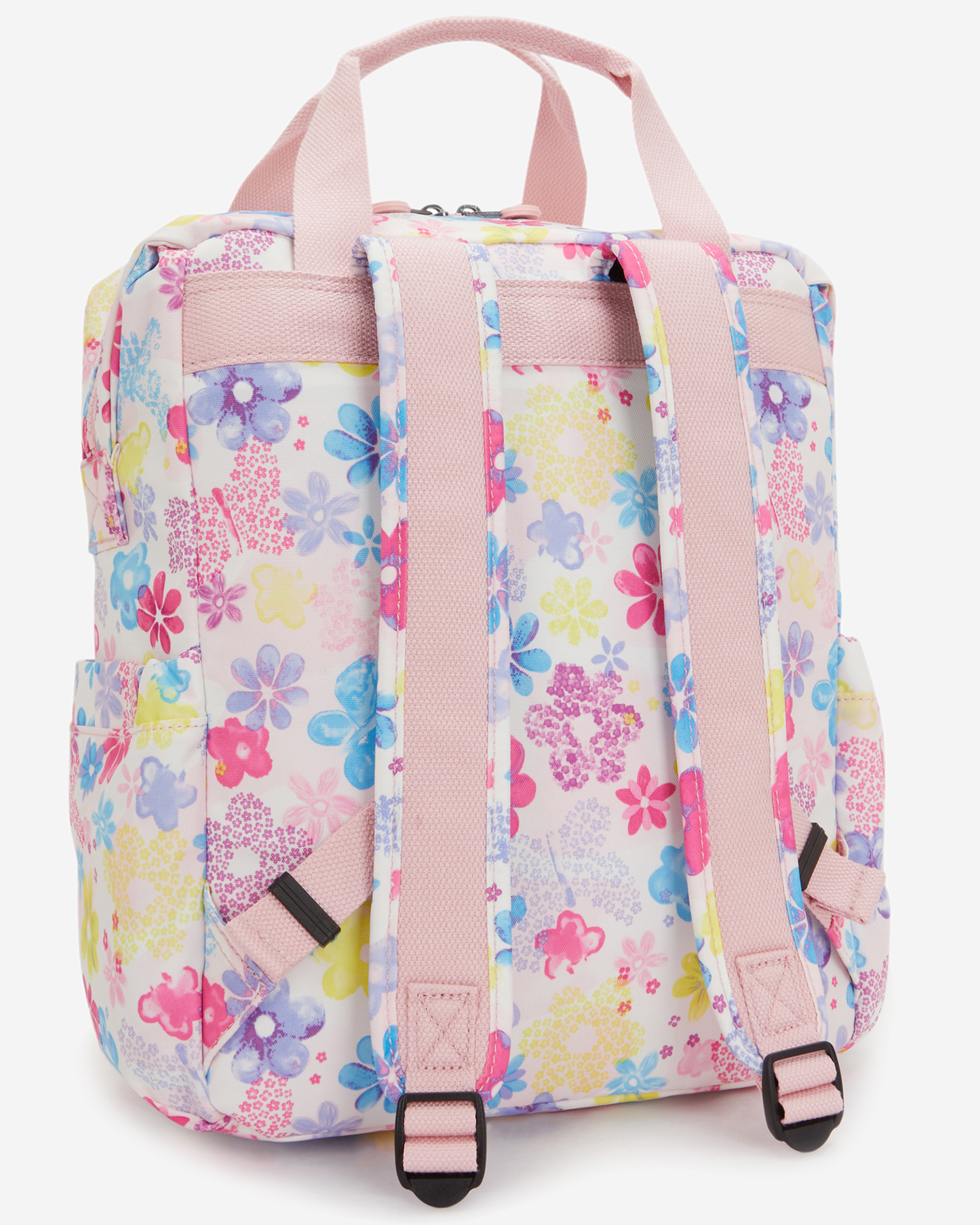 Kipling  Buddy Flower Stamp Medium Backpack (with laptop compartment) I8692-8EM