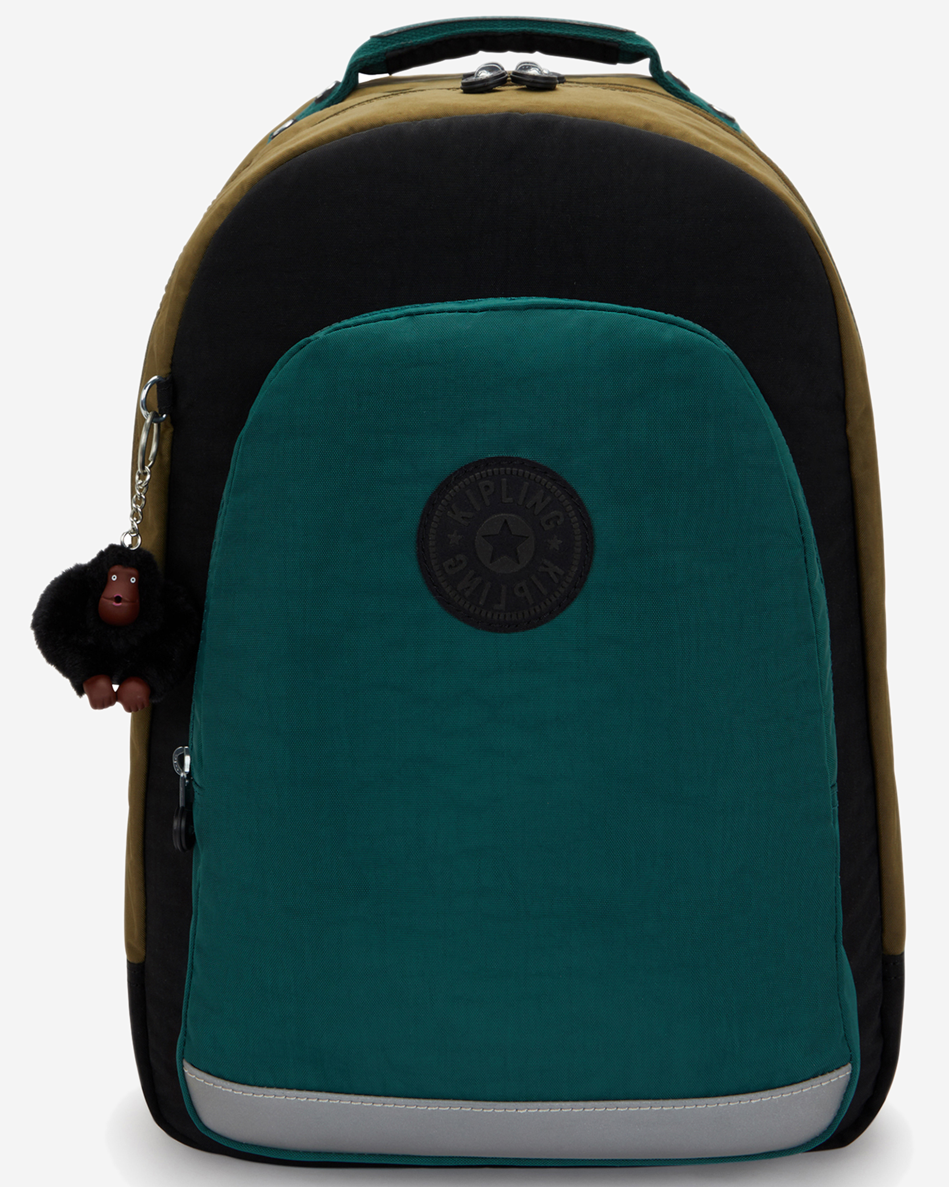 Kipling  Class Room Black Khaki Bl Large Backpack with Laptop Compartment I4053-5FY
