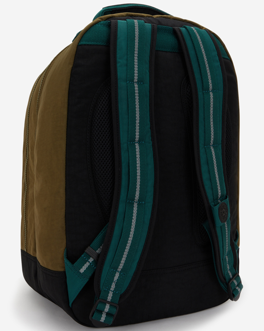 Kipling  Class Room Black Khaki Bl Large Backpack with Laptop Compartment I4053-5FY