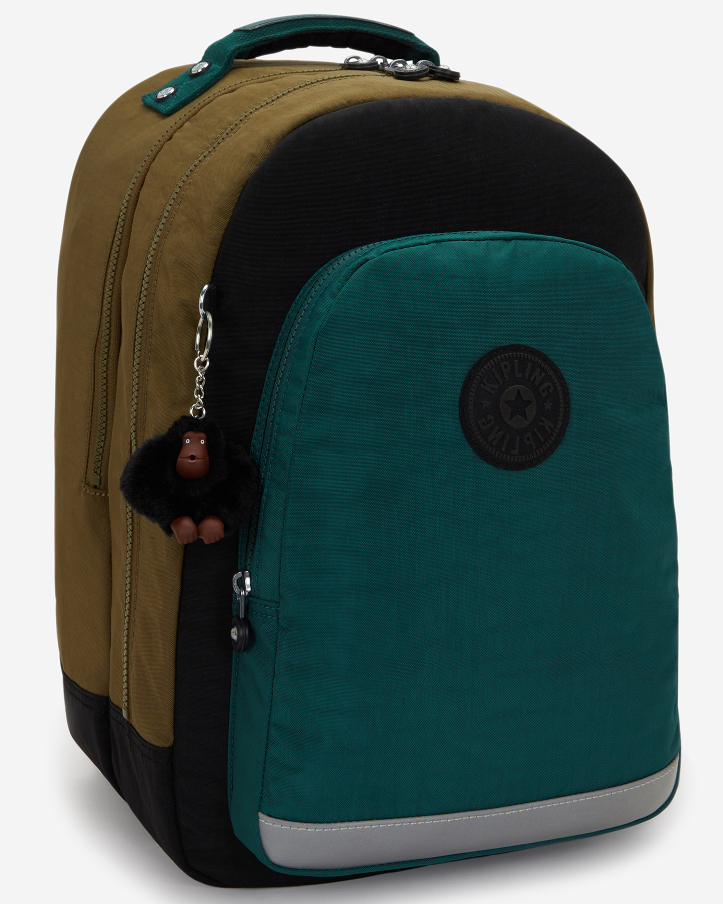 Kipling  Class Room Black Khaki Bl Large Backpack with Laptop Compartment I4053-5FY