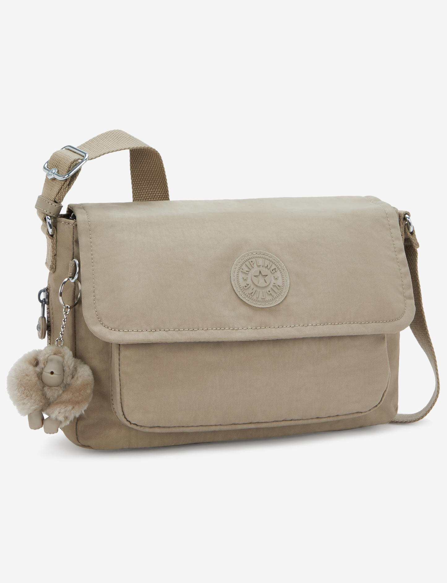 KIPLING Dalma Soft Taupe Medium crossbody (with expandable zip) I8123-4PW