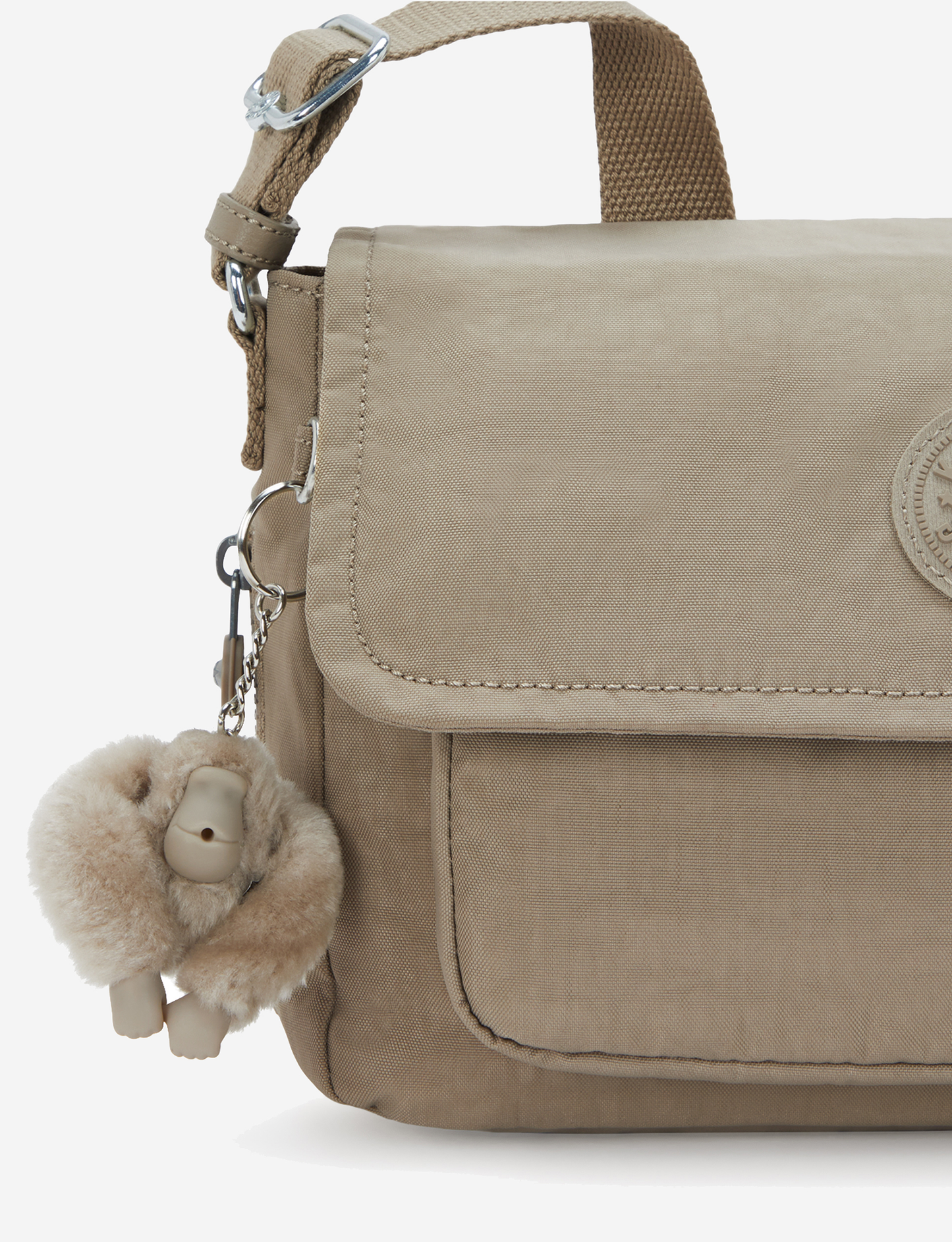 KIPLING Dalma Soft Taupe Medium crossbody (with expandable zip) I8123-4PW