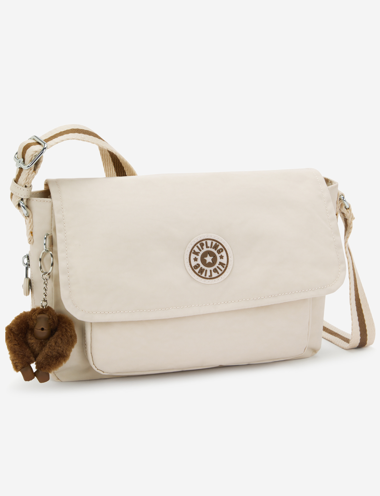 KIPLING Dalma Soft Sand Medium crossbody (with expandable zip) I8123-9LO
