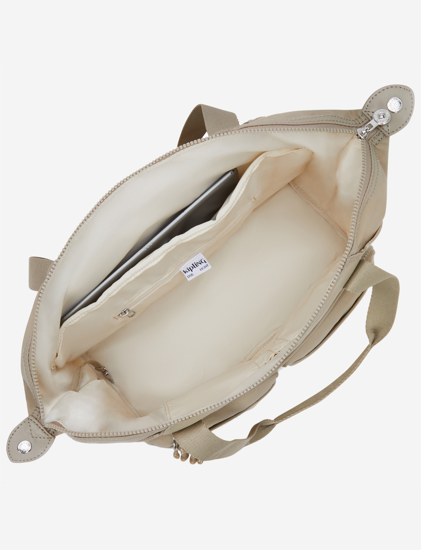 KIPLING New Art Duo Pocket Boho Tan Medium shoulderbag (with removable shoulderstrap) I8472-1HX