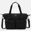 KIPLING New Art Duo Pocket Infinite Black Medium shoulderbag (with removable shoulderstrap) I8472-2EN