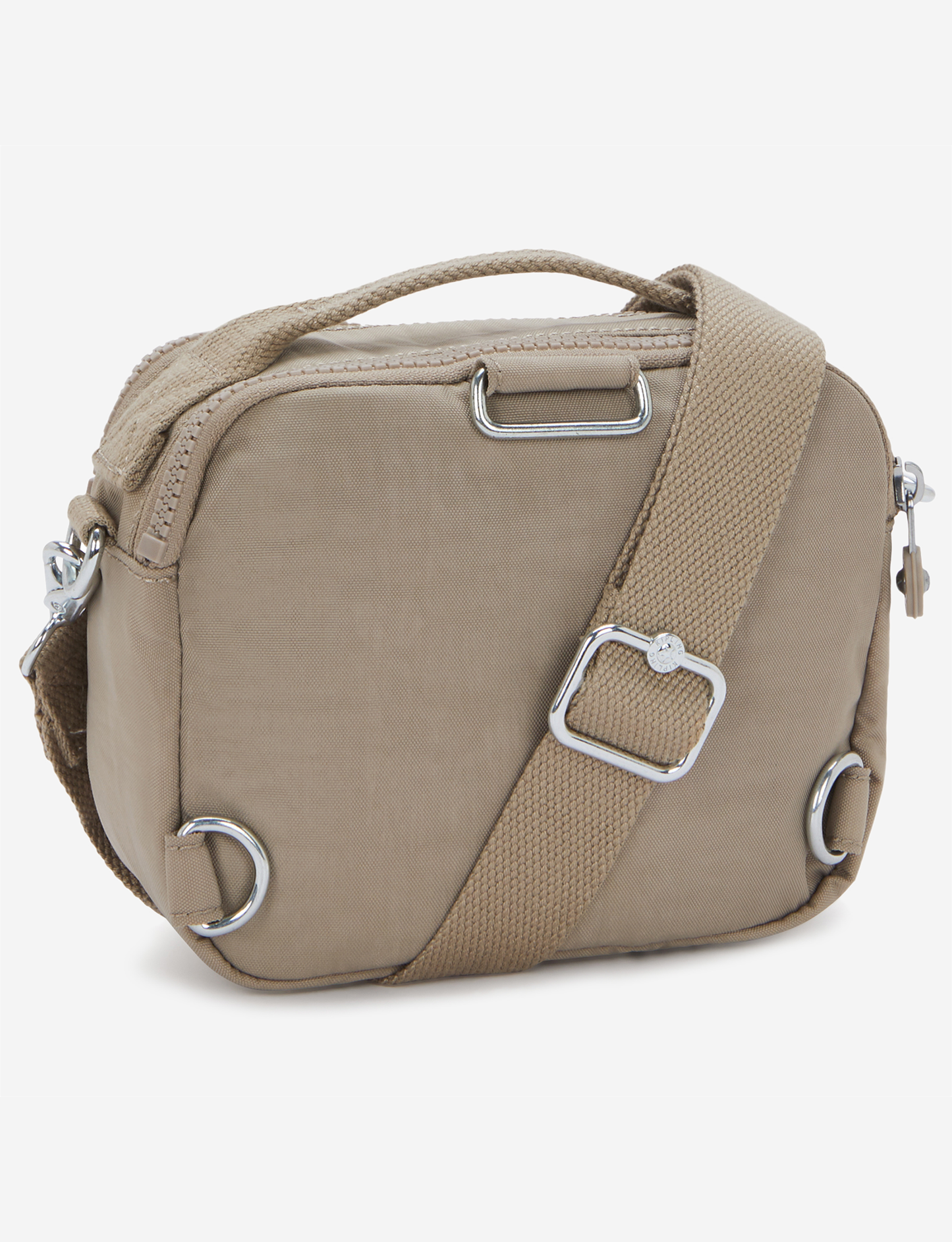KIPLING Cahir Soft Taupe Small crossbody (convertible to backpack) I8061-4PW