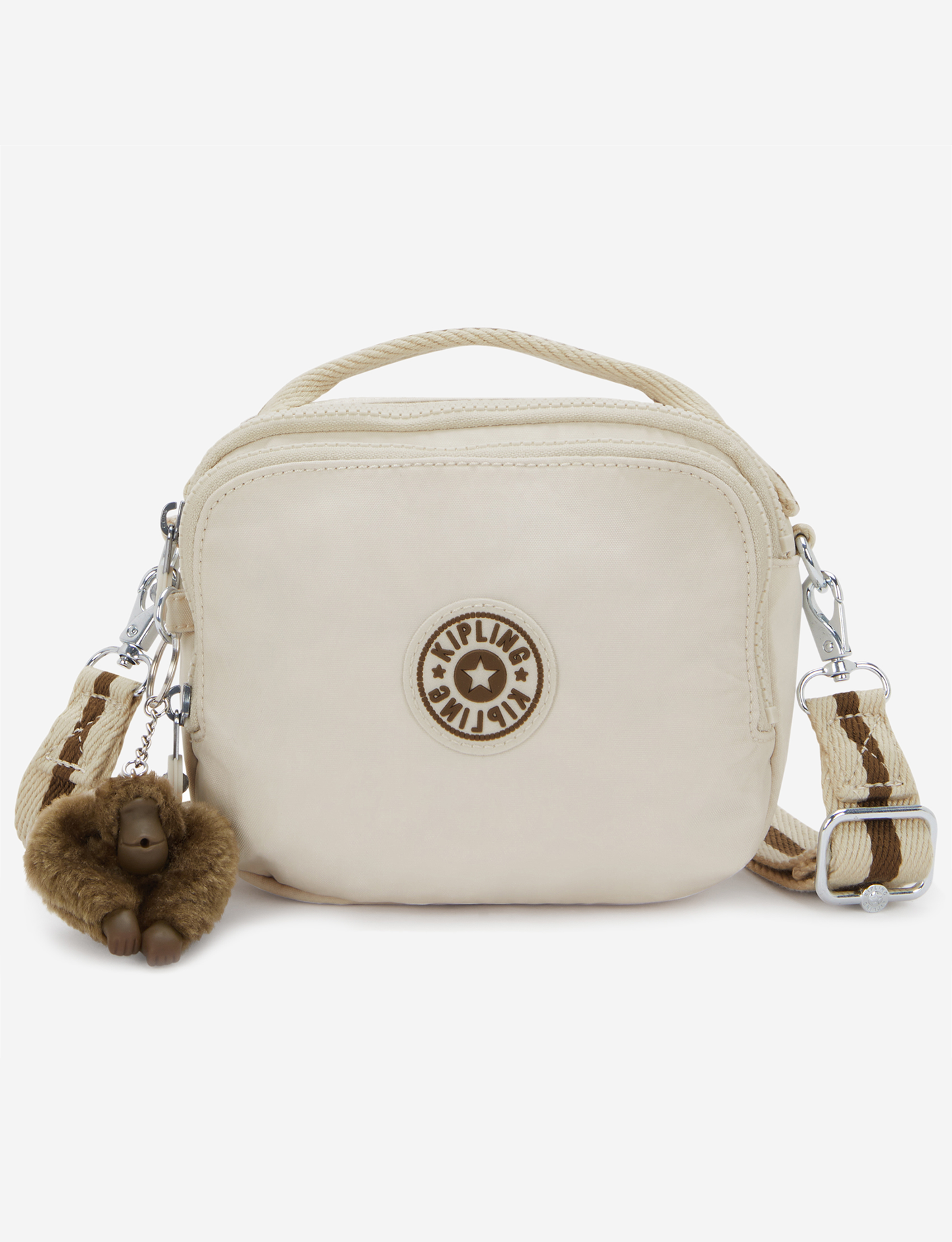 KIPLING Cahir Soft Sand Small crossbody (convertible to backpack) I8061-9LO