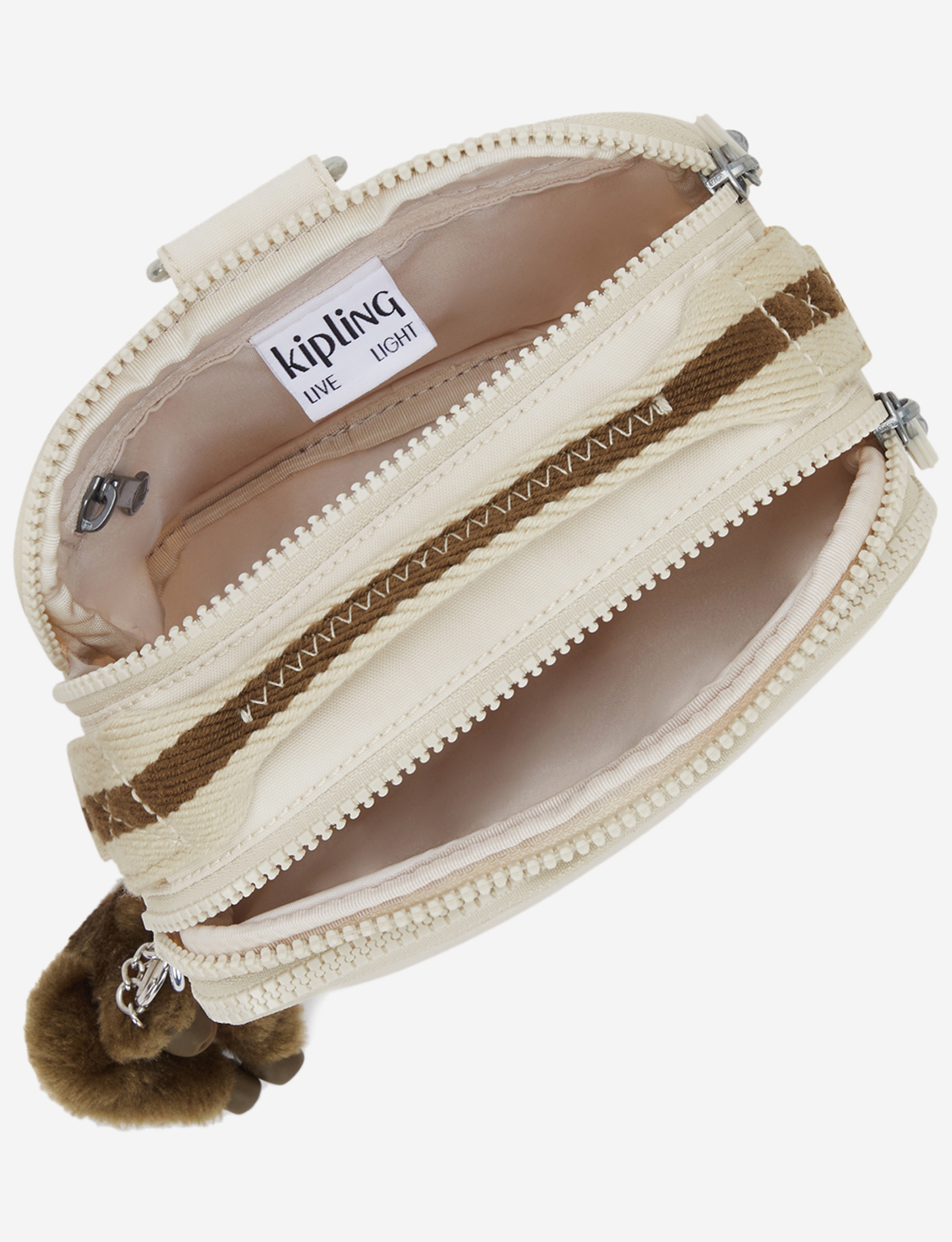 KIPLING Cahir Soft Sand Small crossbody (convertible to backpack) I8061-9LO
