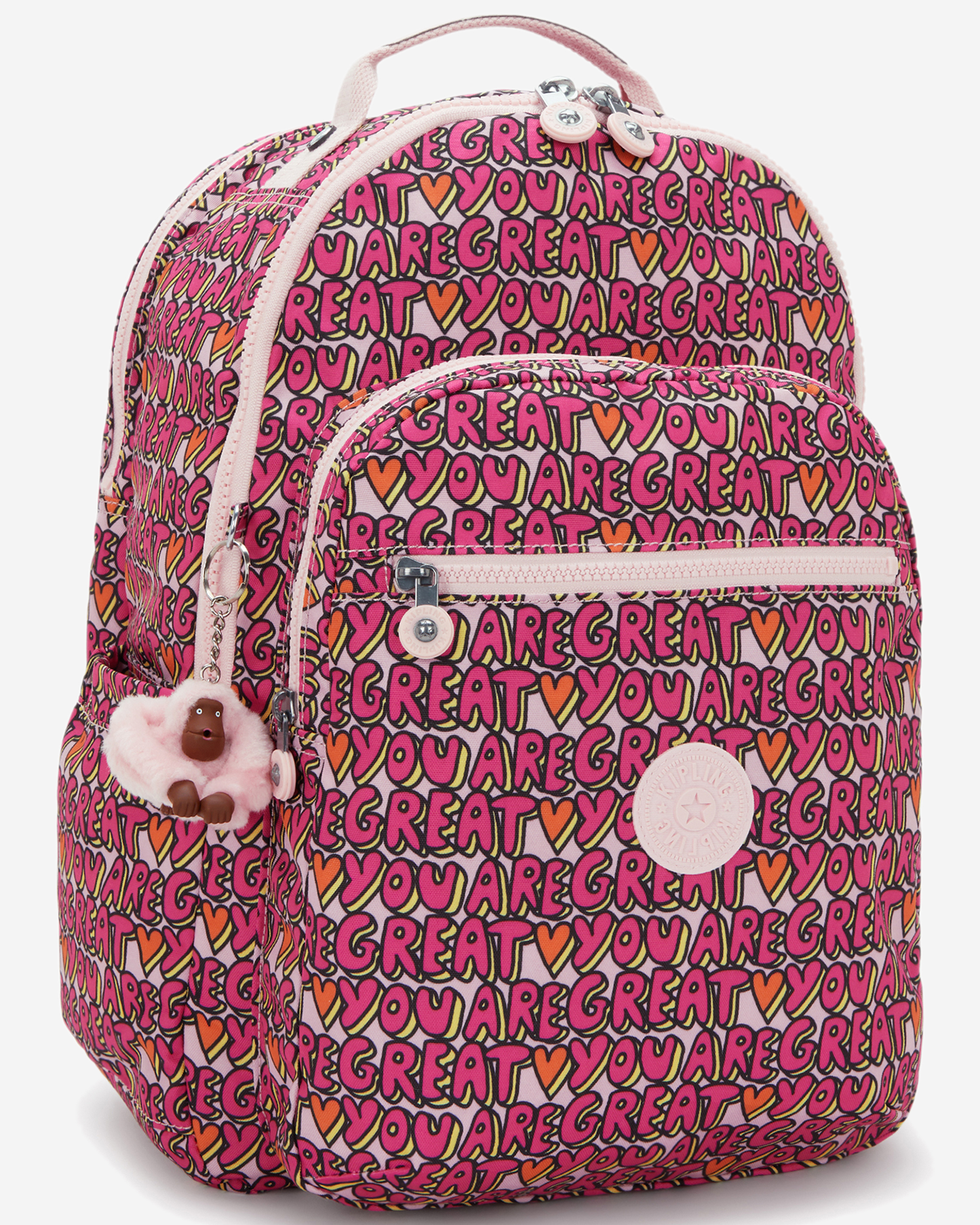 Kipling  Seoul College Extra U R Great Prt Large Backpack with Laptop Compartment I6101-6KZ