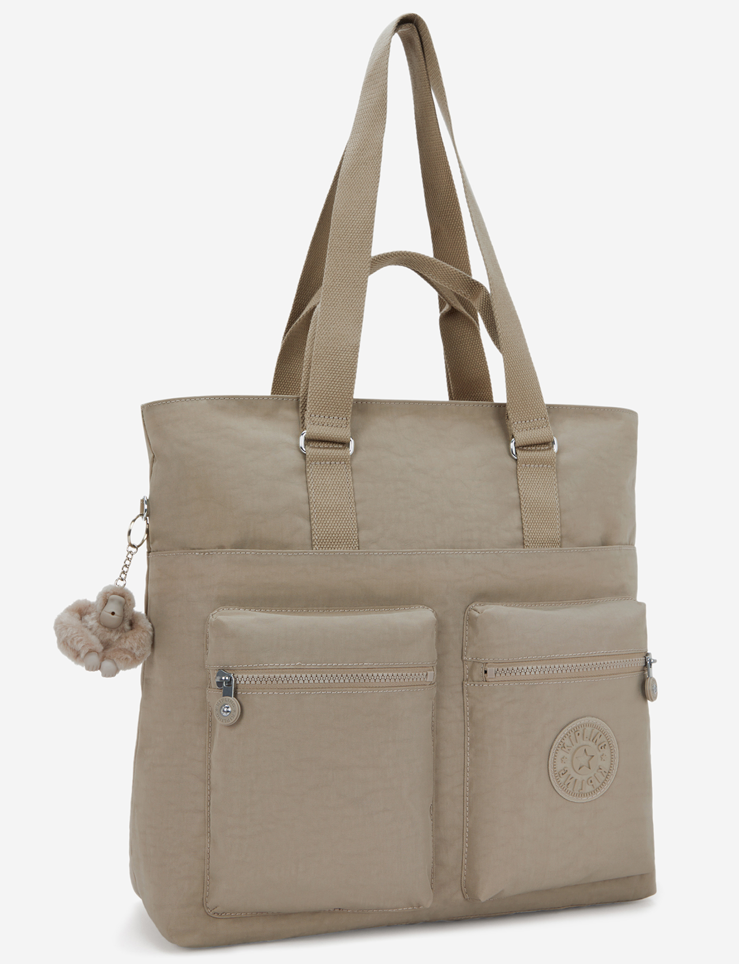 KIPLING India Soft Taupe Large tote I4609-4PW
