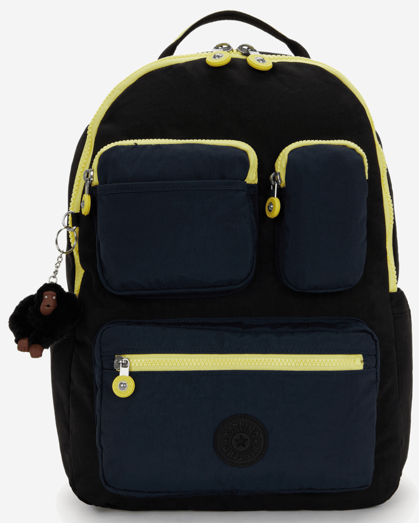 Kipling  Seoul Lap Pocket Black Pocket Bl Large Backpack with Laptop Compartment I9531-8EP