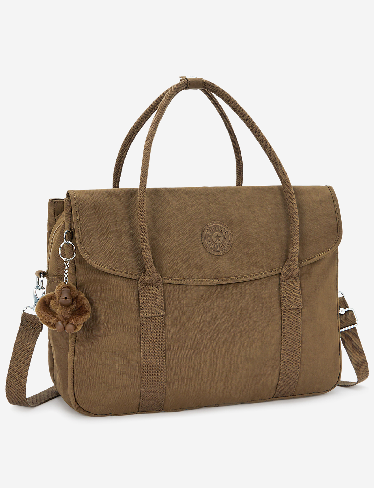 KIPLING Superworker Smooth Khaki Working bag (with removable shoulderstrap) I4444-1NA