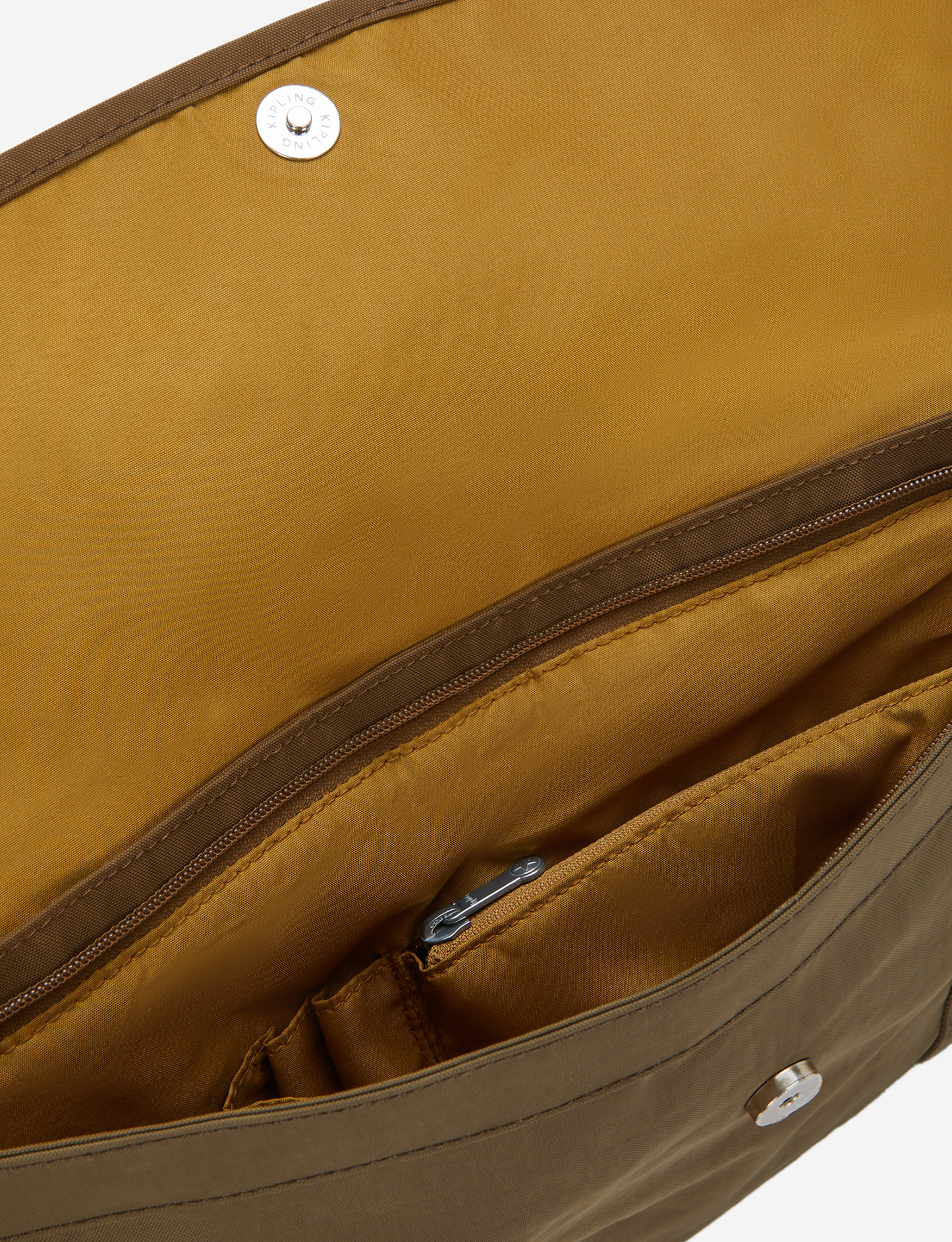 KIPLING Superworker S Smooth Khaki Small working bag (with removable shoulderstrap) I6134-1NA
