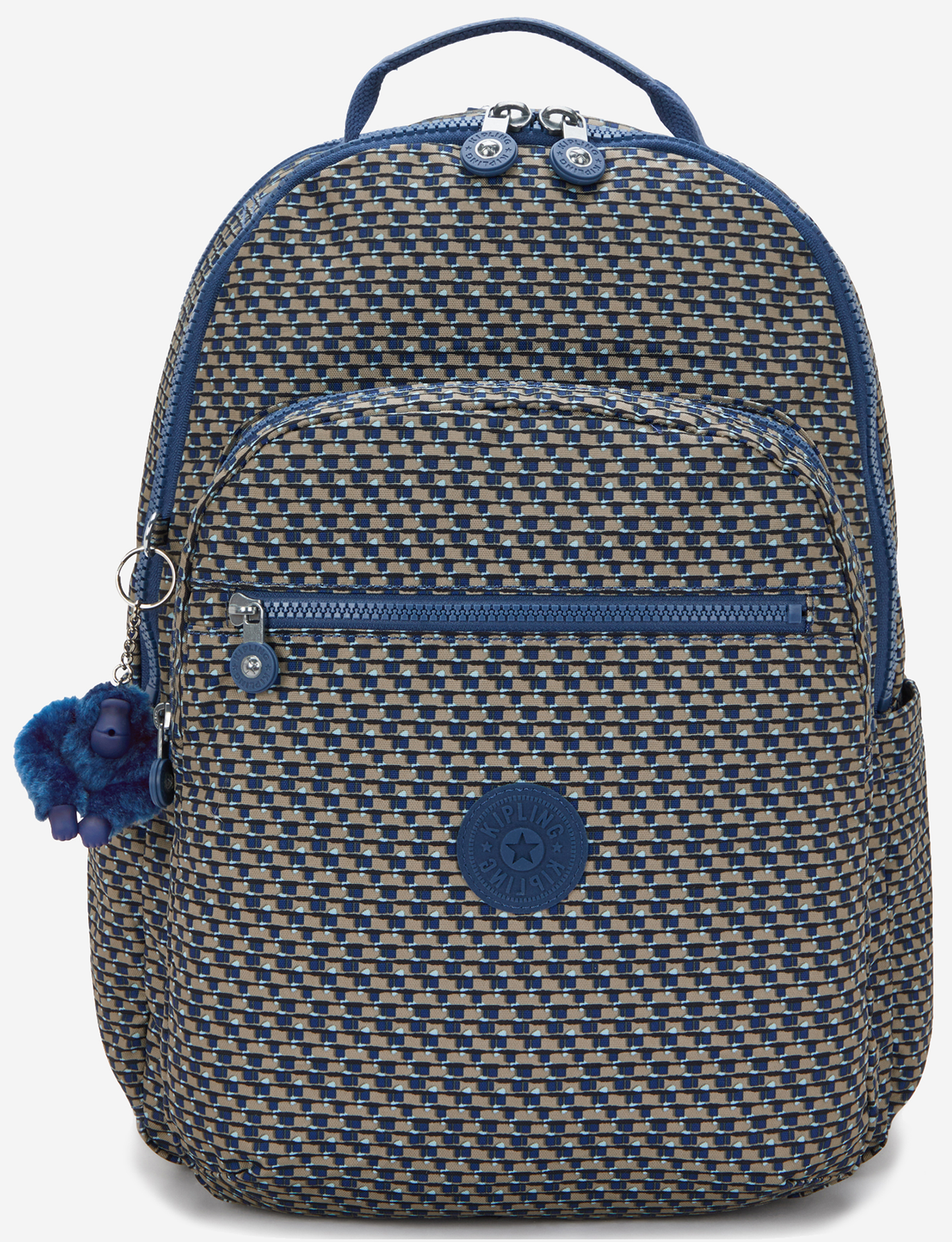 KIPLING Seoul Lap Blue on Wire Large backpack (with laptop compartment) I5674-9PC