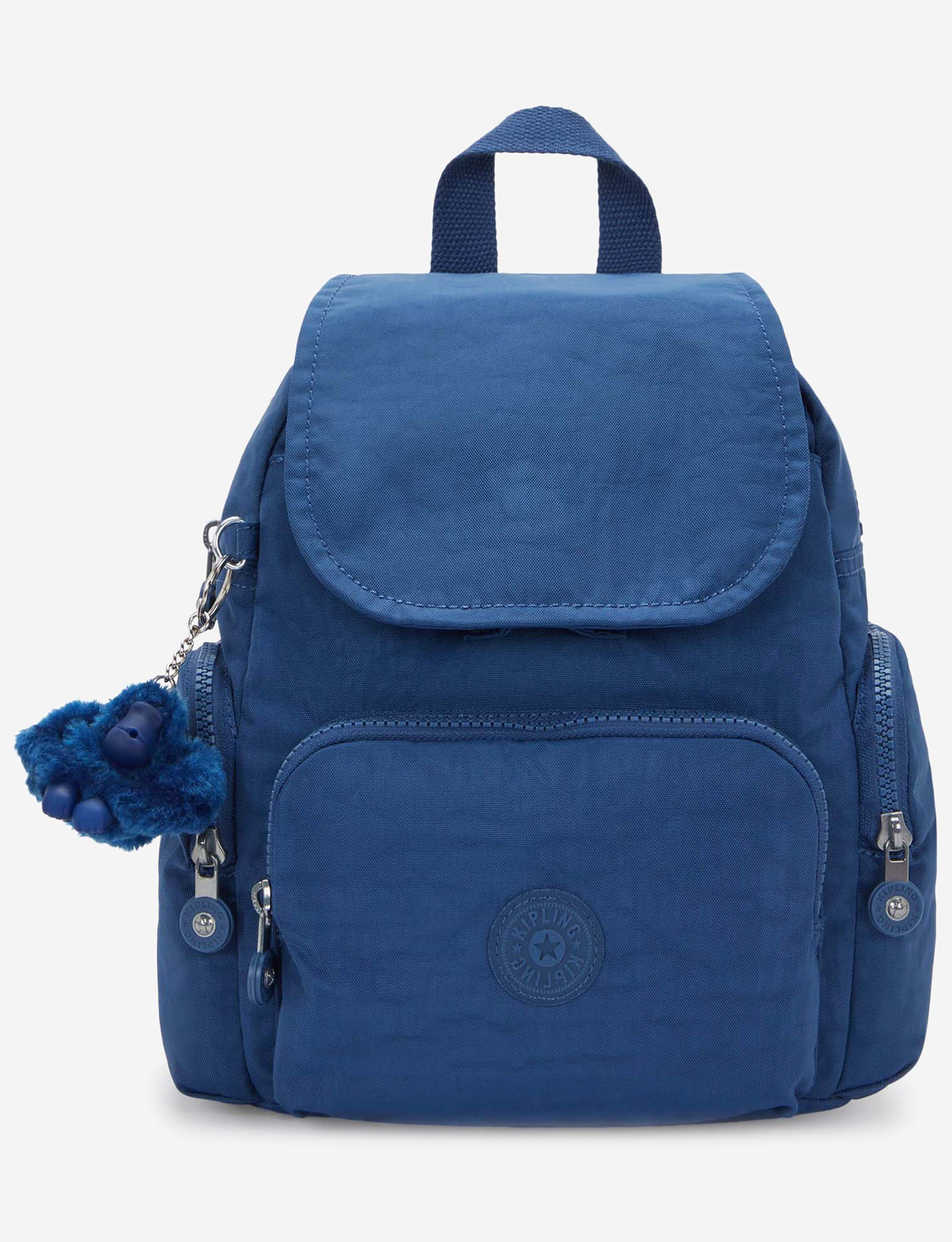KIPLING City Zip Mini Casual Blue Mini Backpack with Adjustable Straps I6046-5PZ