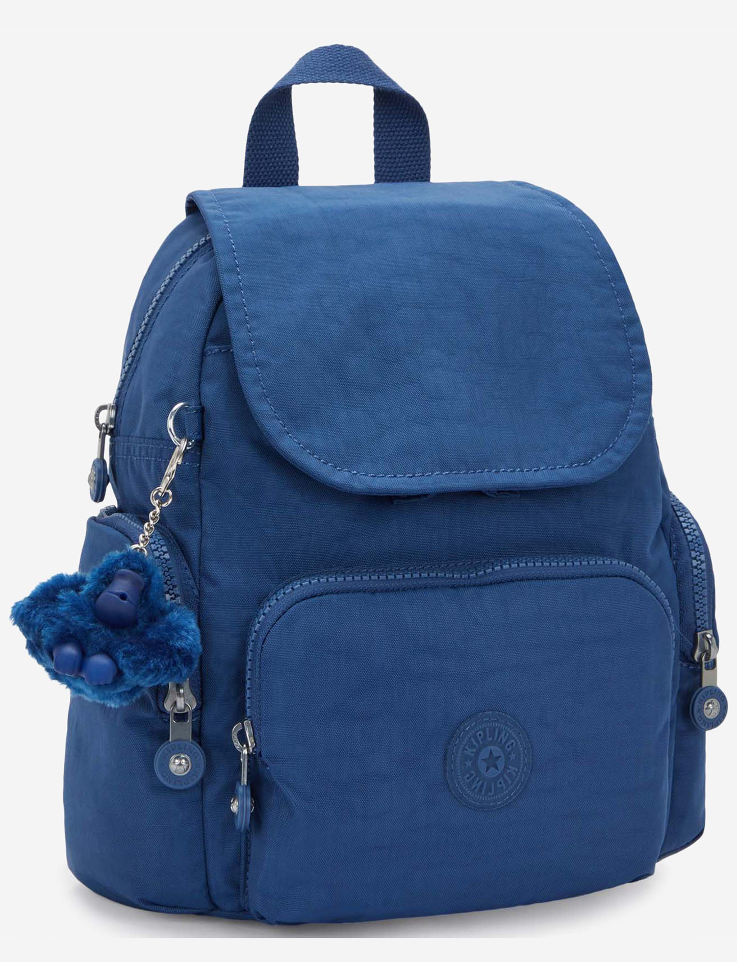 KIPLING City Zip Mini Casual Blue Mini Backpack with Adjustable Straps I6046-5PZ
